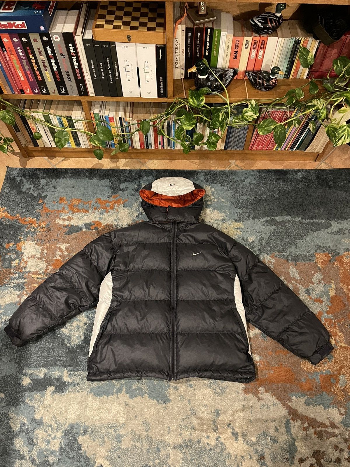 Nike × Vintage Nike Vintage Y2K 1999 Oregon Puffer Jacket Medium Size US M / EU 48-50 / 2 - 1 Thumbnail