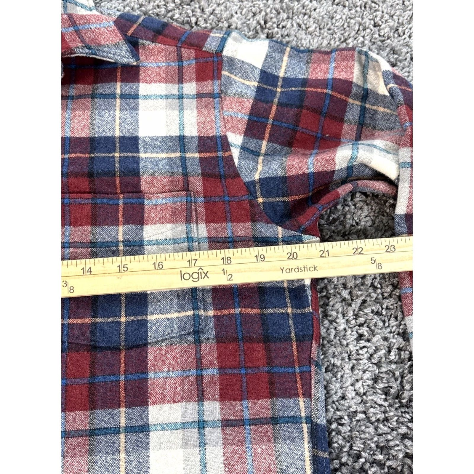 Pendleton VINTAGE Pendleton Shirt Men XL Longsleeve Plaid Wool USA Button-Up Flannel Size US XL / EU 56 / 4 - 3 Thumbnail