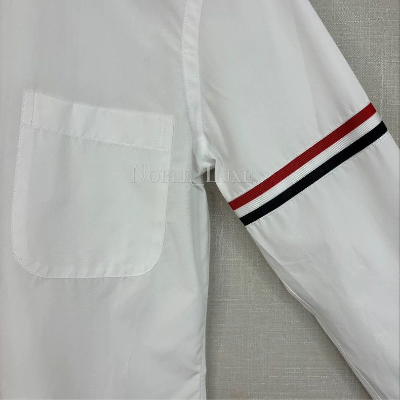 Thom Browne Thom Browne Long-sleeved cotton shirt Size XS / US 0-2 / IT 36-38 - 3 Thumbnail