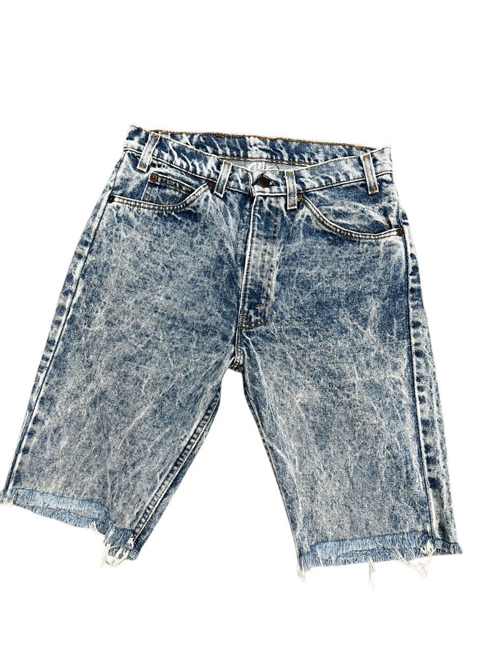 Levi's × Vintage Vintage 1980’s Levis Acid Wash Cut Off Short Pants Size US 31 - 2 Thumbnail
