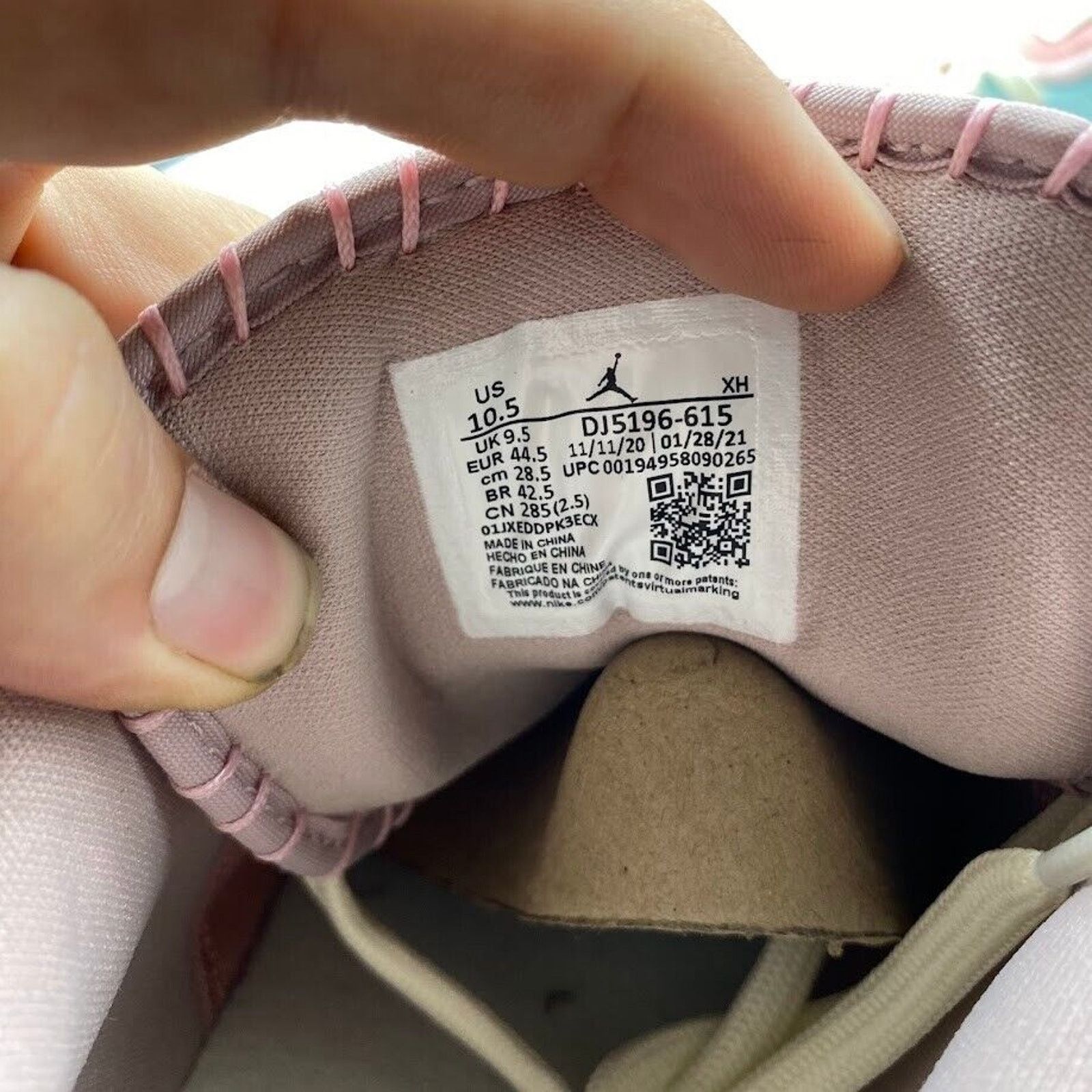 Nike NEW Nike Air Jordan 1 Low Easter Pastel Pink Men DJ5196-615 Size US 10.5 / EU 43-44 - 8 Thumbnail