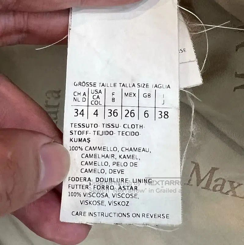 Max Mara MaxMara Camel Wool Women's Coat . Size M / US 6-8 / IT 42-44 - 6 Thumbnail