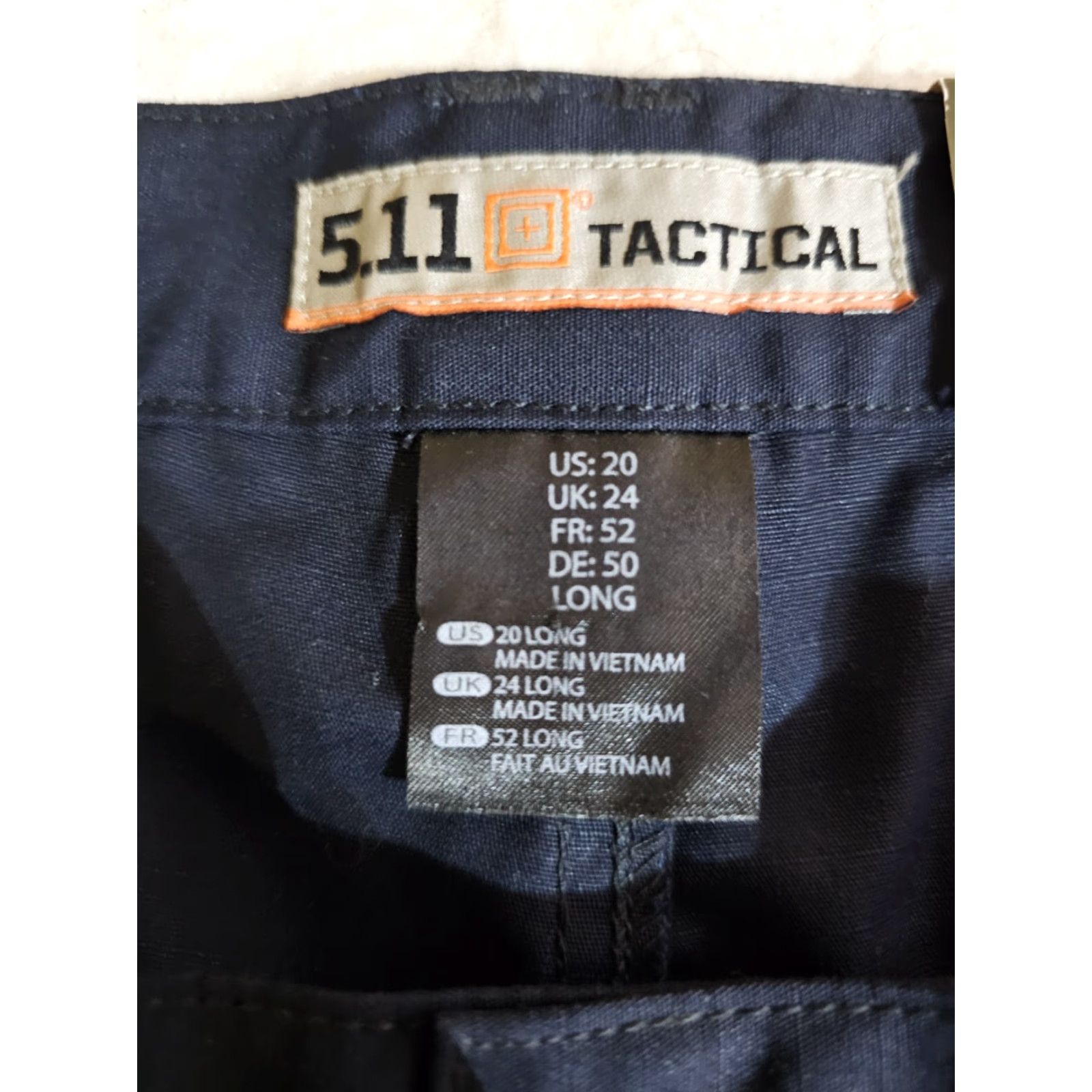 Vintage 5.11 Tactical Pants Womens Sz 20 L Blue Taclite Pro Ripstop Cargo Regular Size 42" / US 20 - 6 Thumbnail