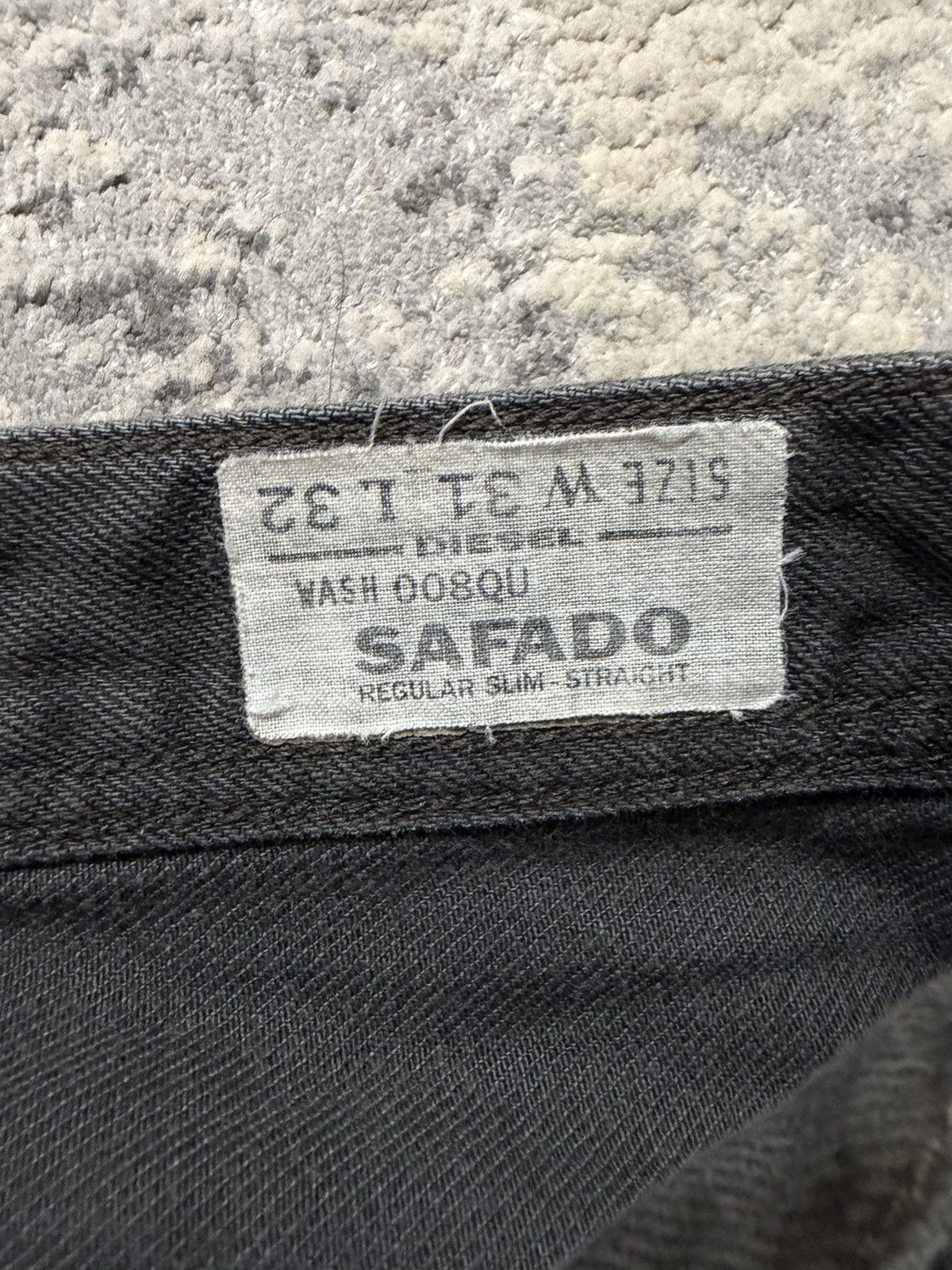 Diesel Diesel - Safado Straight Jeans Wash 008QU Grey Size US 31 - 3 Thumbnail