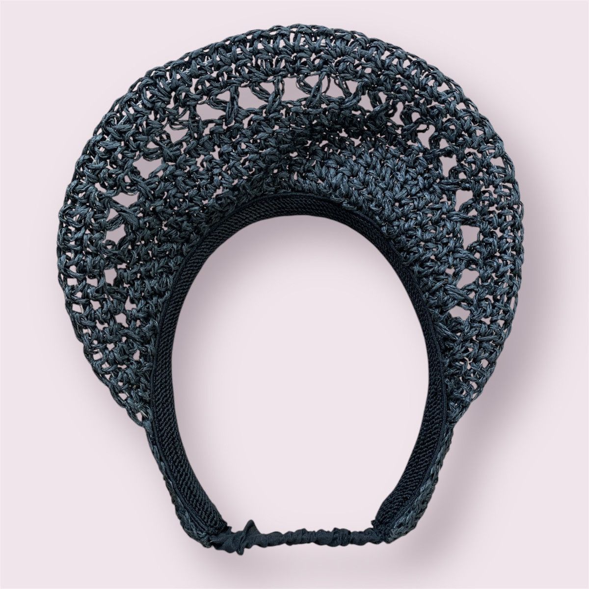 Vintage Black Woven Visor Size ONE SIZE - 2 Thumbnail