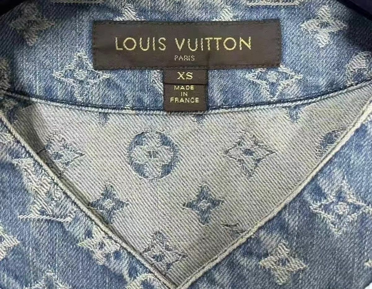 Louis Vuitton × Supreme Supreme lv Louis Vuitton denim baseball Jersey Size US XS / EU 42 / 0 - 5 Thumbnail