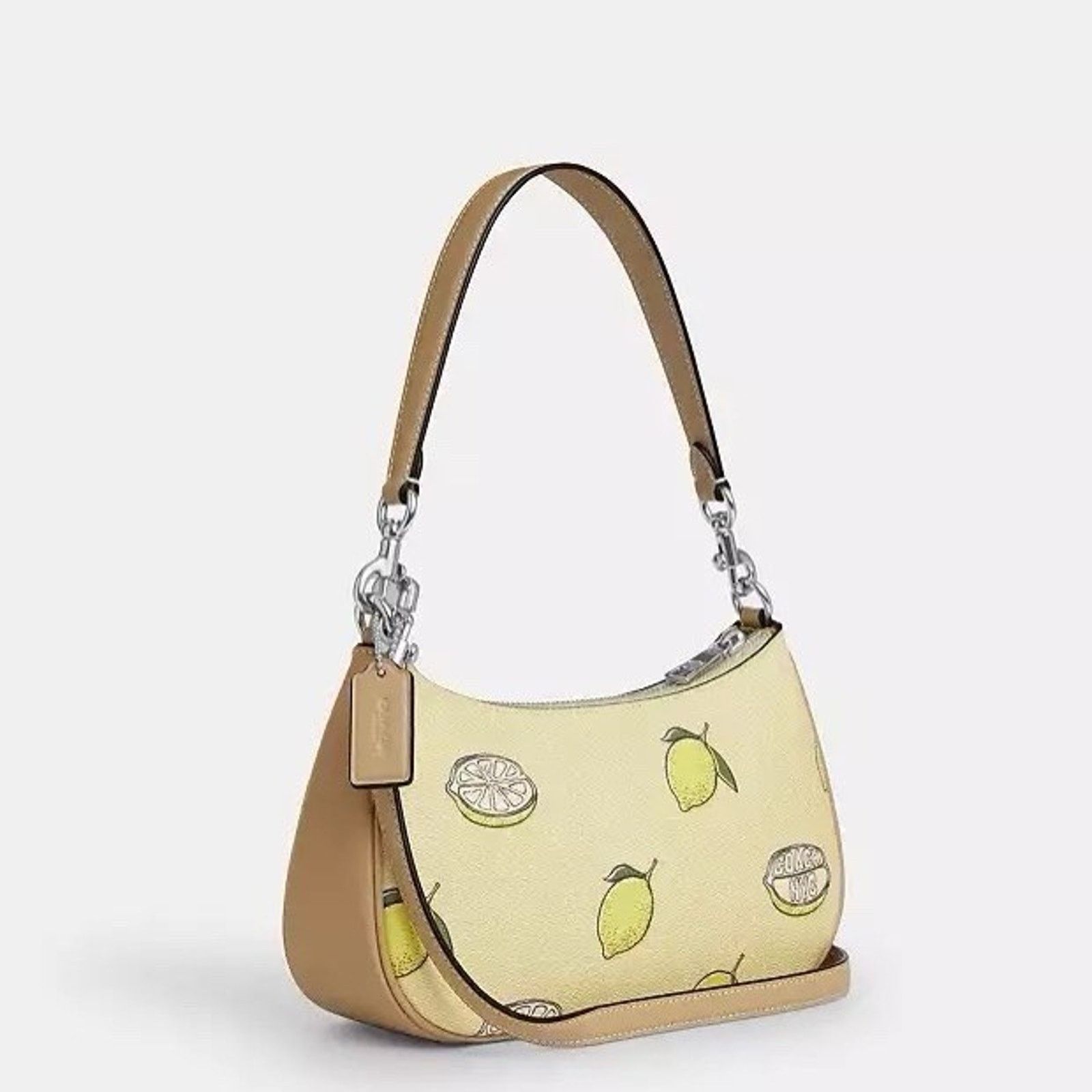 Coach NWT Coach Teri Shoulder Bag With Lemon CBA53 Garden Glade Size ONE SIZE - 9 Thumbnail