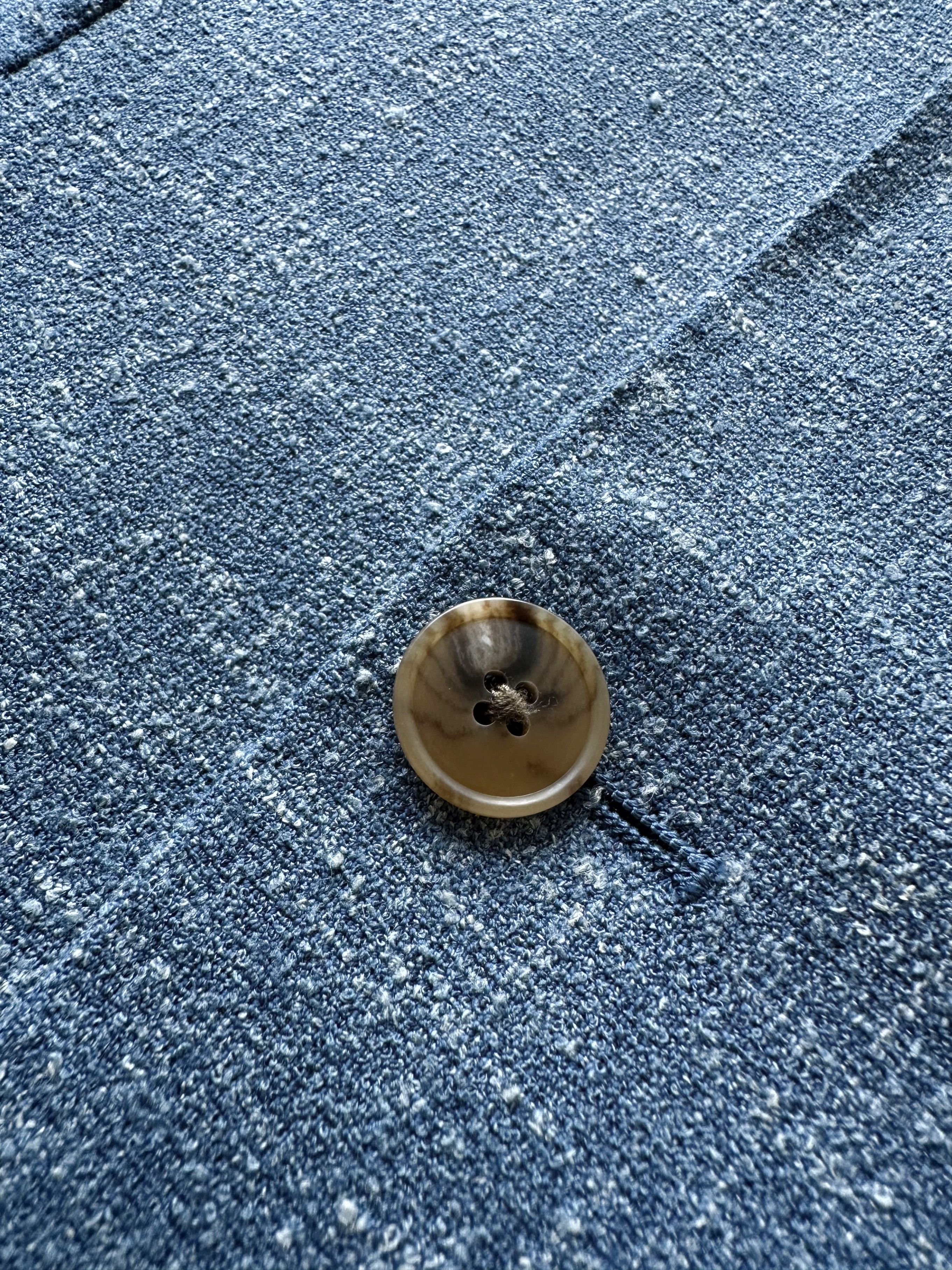 Loro Piana Zano x Loro Piana blue melange blazer Size 48R - 7 Thumbnail
