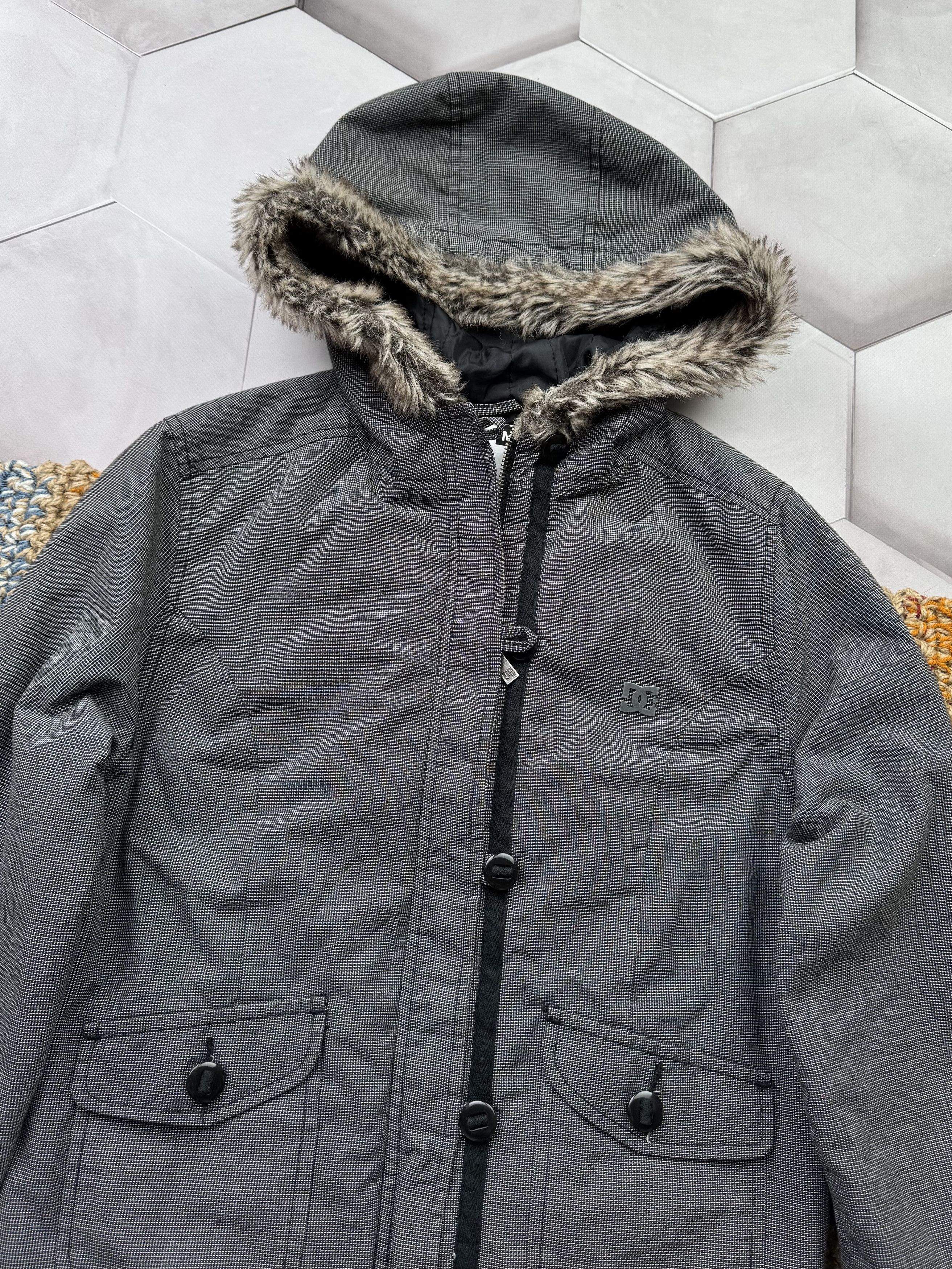 Japanese Brand Vintage Cropped Jacket With Faux Fur Hood (E4) Size M / US 6-8 / IT 42-44 - 4 Thumbnail