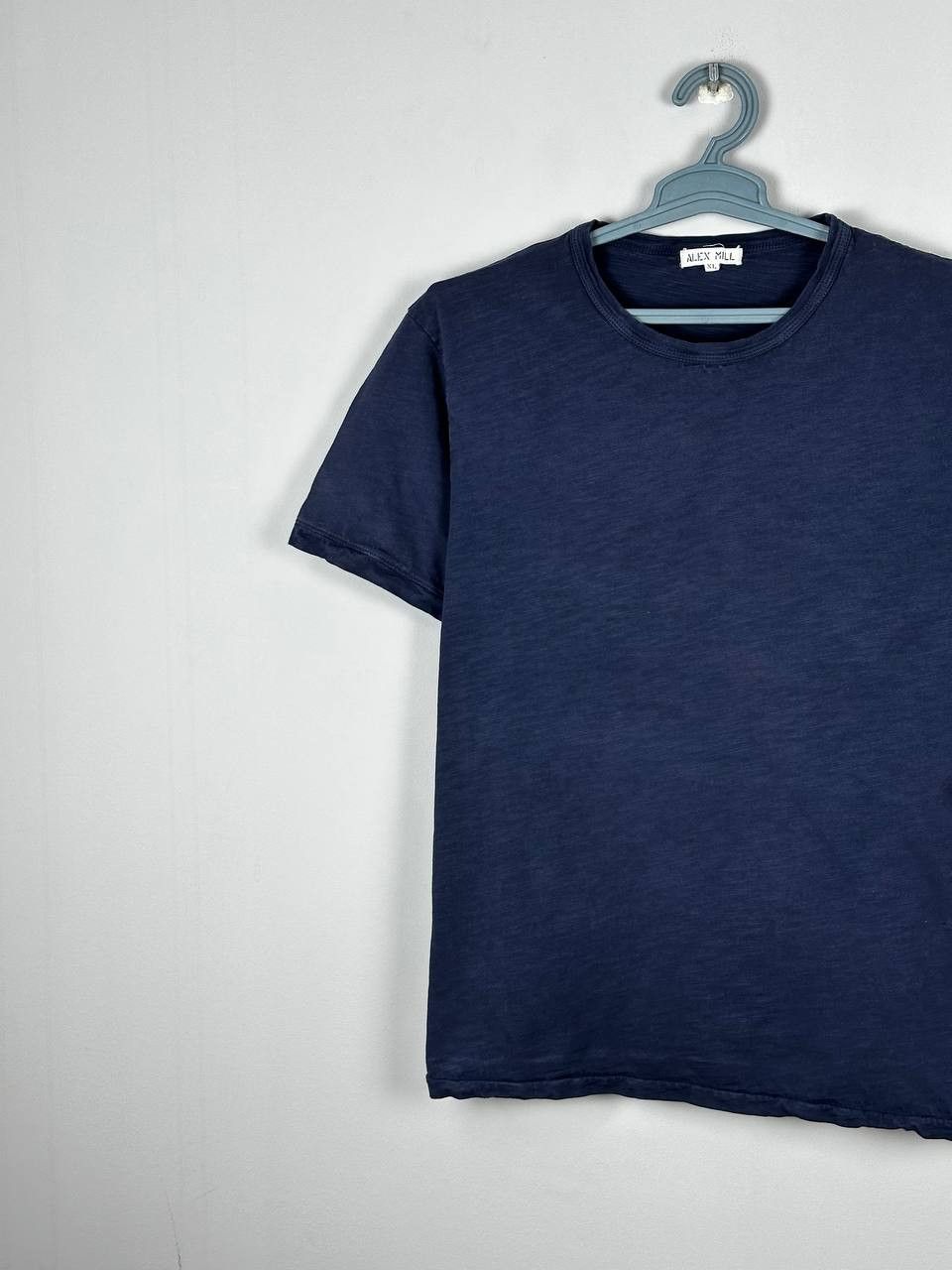Alex Mill Alex Mill Navy Cotton Basic T Shirt Made In USA Size US XL / EU 56 / 4 - 2 Thumbnail