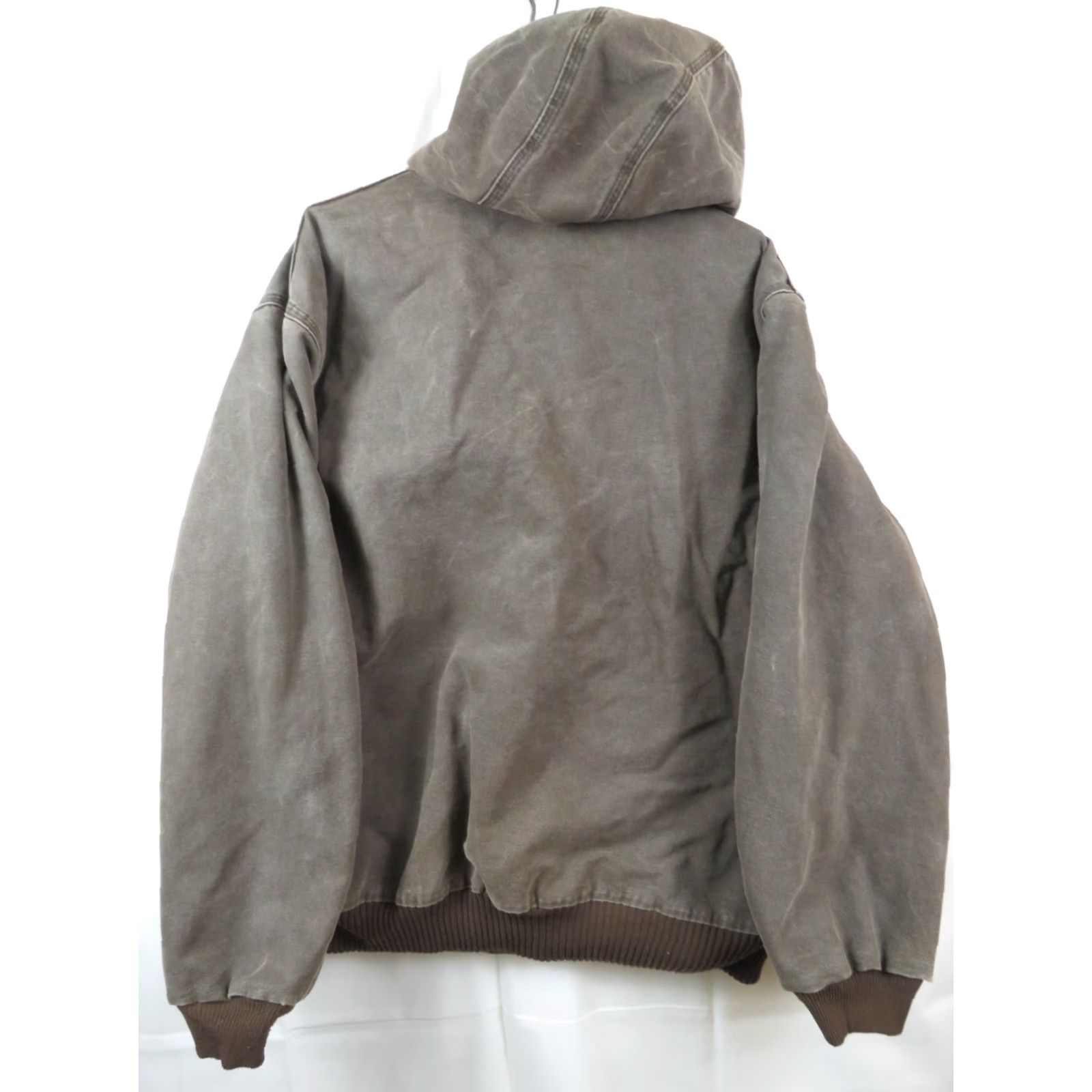 Carhartt VINTAGE Carhartt Hooded Chore Jacket Coat 2XL Brown Canvas Workwear Casual Mens Jacket Size US XXL / EU 58 / 5 - 6 Thumbnail