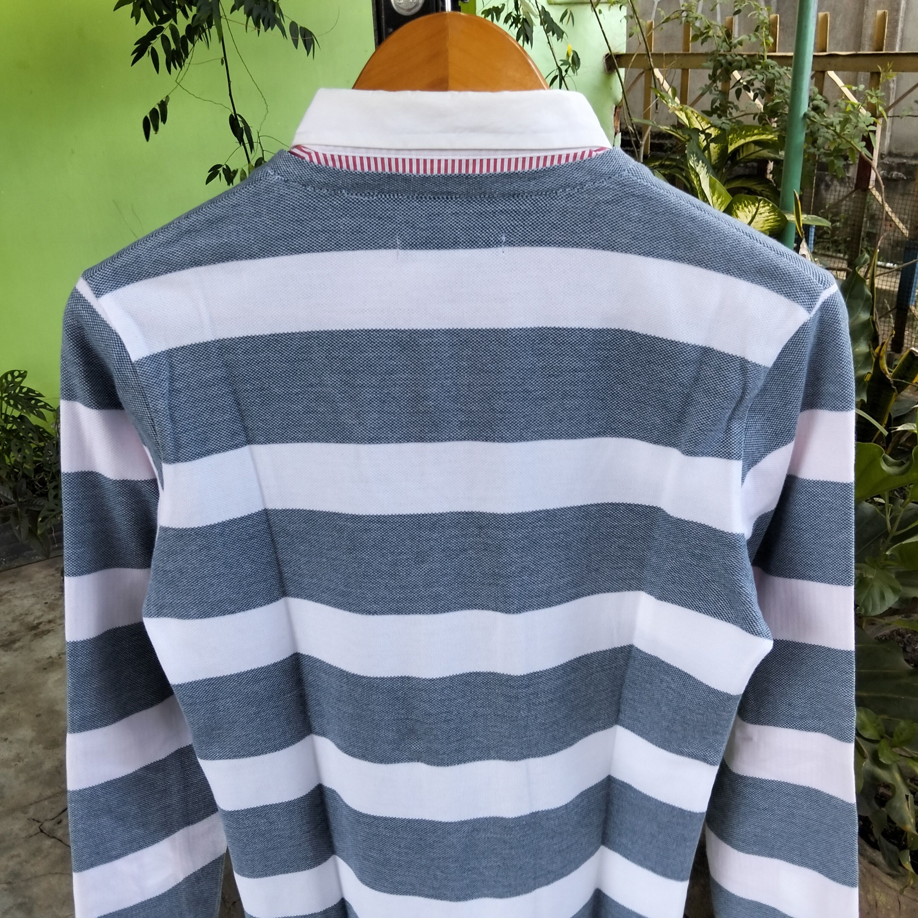 Katharine Hamnett London Katharine Hamnett London Stripe Double Layer Long Sleeve Tee Size US S / EU 44-46 / 1 - 7 Thumbnail