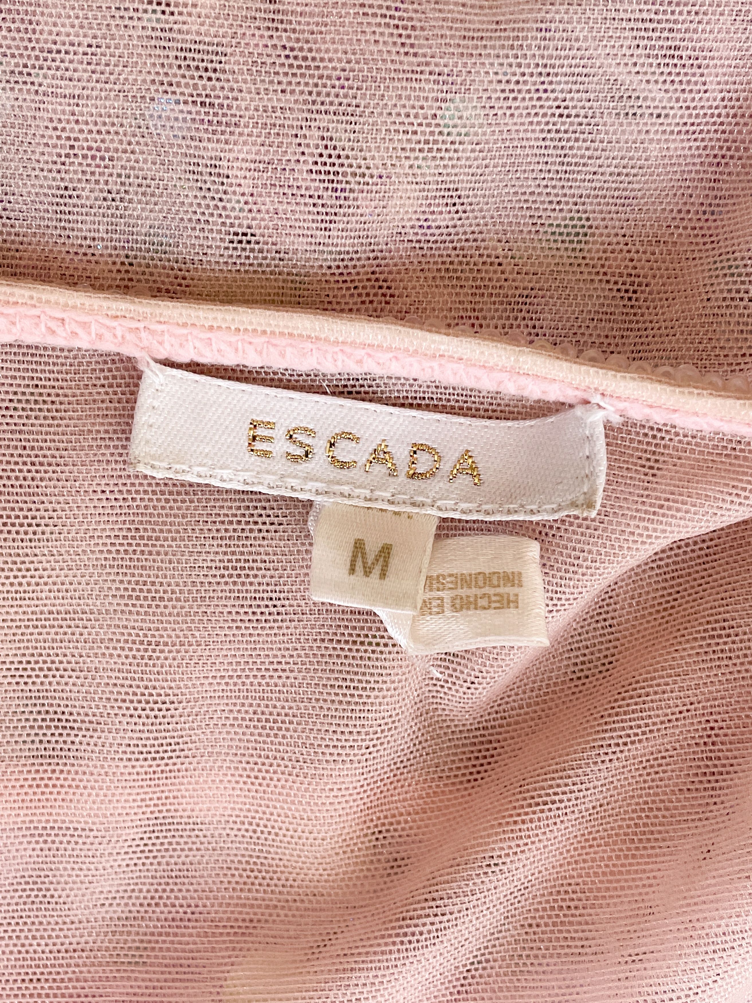 Escada pink sequin top Size M / US 6-8 / IT 42-44 - 5 Thumbnail
