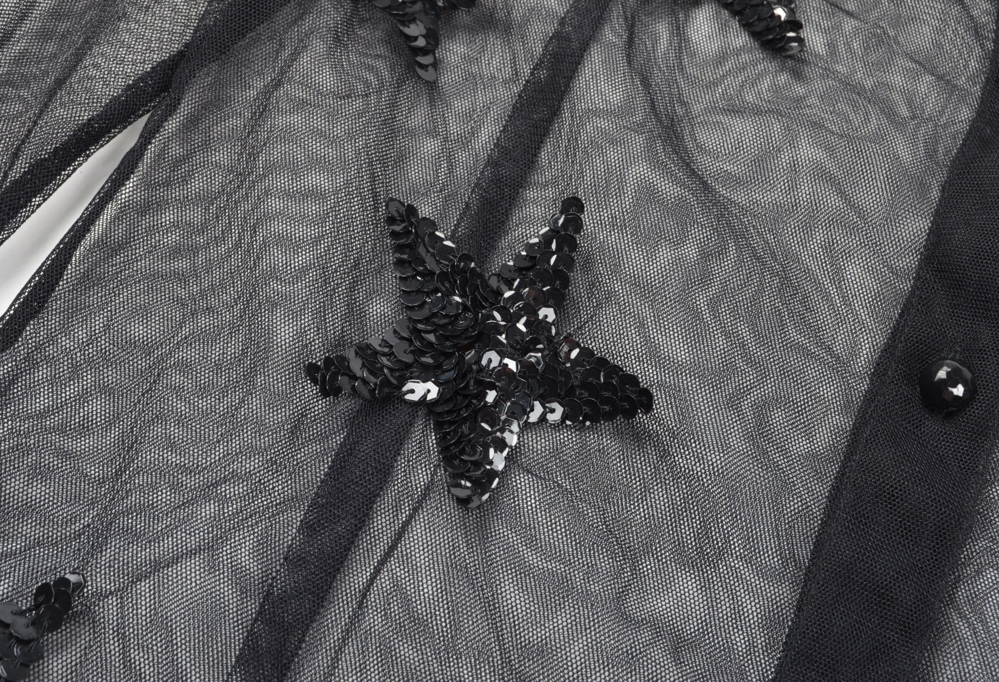 Morgan De Toi Vintage Morgan de Toi Y2K Mesh Stars Beaded Shirt Size M / US 6-8 / IT 42-44 - 5 Thumbnail