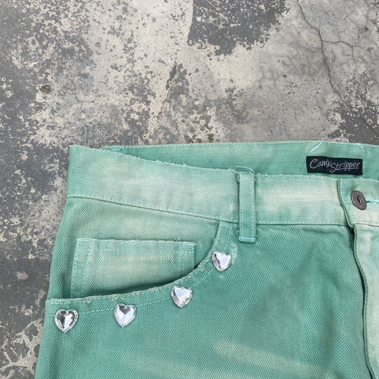 Hysteric Glamour × Japanese Brand CANDY STRIPPER Distressed Jeans Size 32" / US 10 / IT 46 - 8 Thumbnail