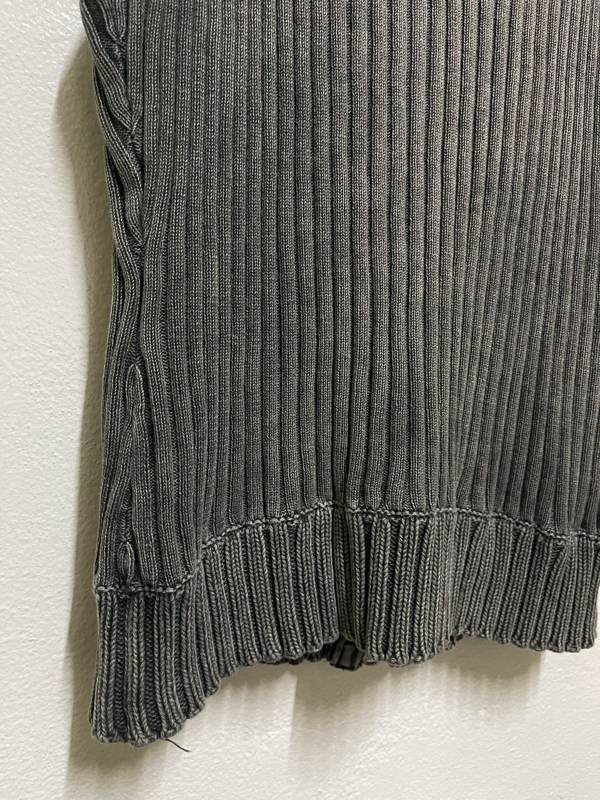 Japanese Brand Studio Five Distressed Sleeveless Zipper Stretch Sweater Size S / US 4 / IT 40 - 11 Thumbnail