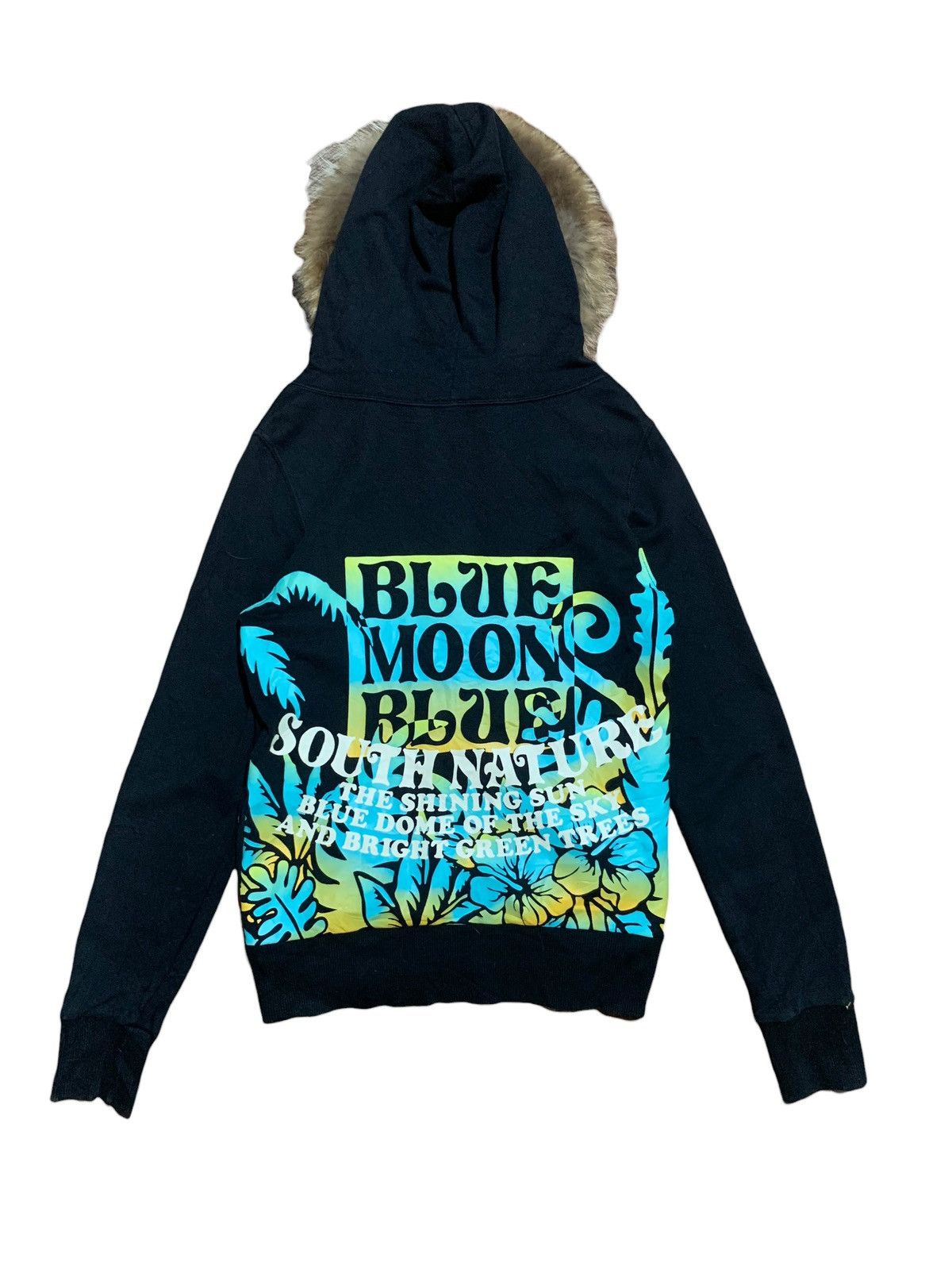 If Six Was Nine × Japanese Brand × Le Grande Bleu (L.G.B.) Blue Moon Blue fur hoodie japanese style Size US S / EU 44-46 / 1 - 2 Thumbnail