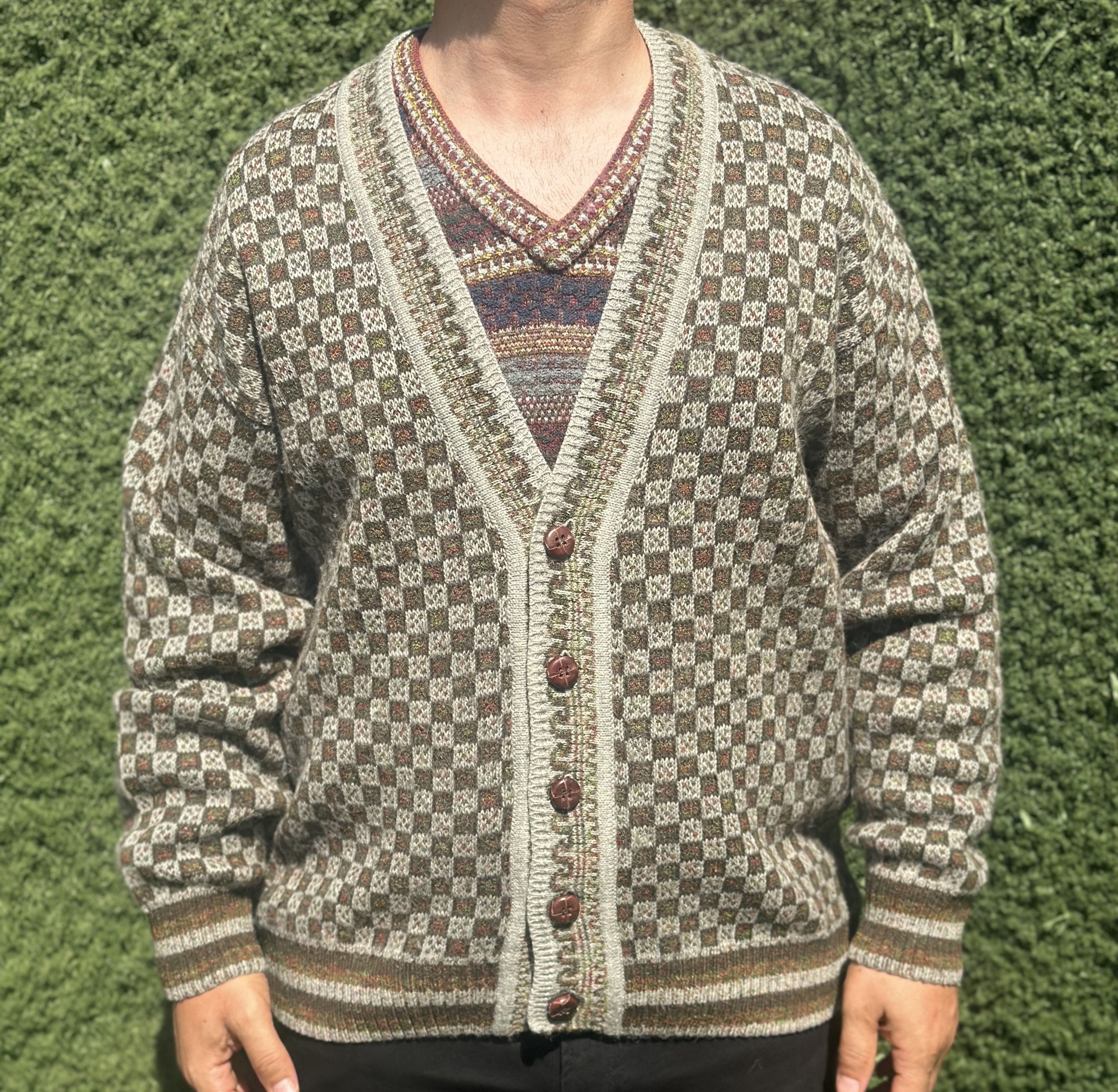 Missoni Rare Alpaca 1995 Missoni Cardigan 3D Pullover Jeresy Size 54 Size US L / EU 52-54 / 3 - 2 Thumbnail