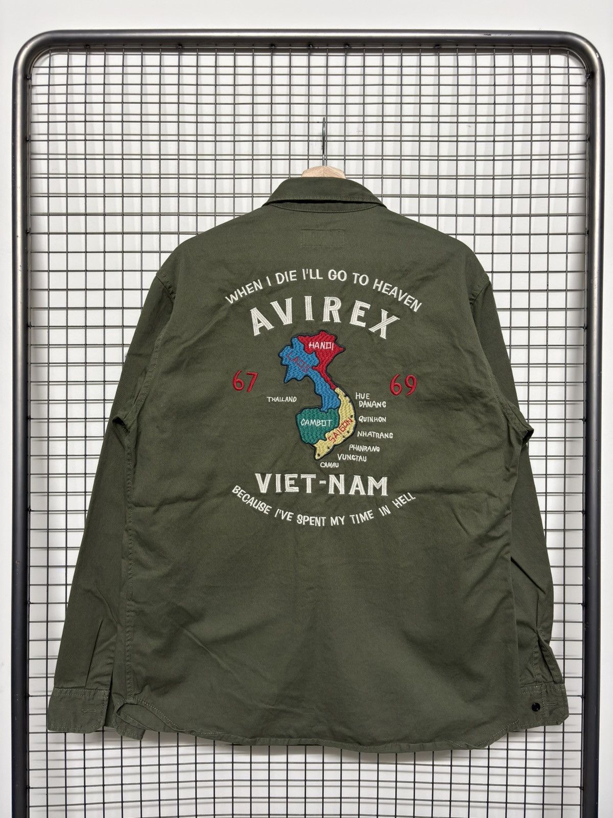Avirex AVIREX Vietnam War Button up shirt Size US XL / EU 56 / 4 - 2 Thumbnail
