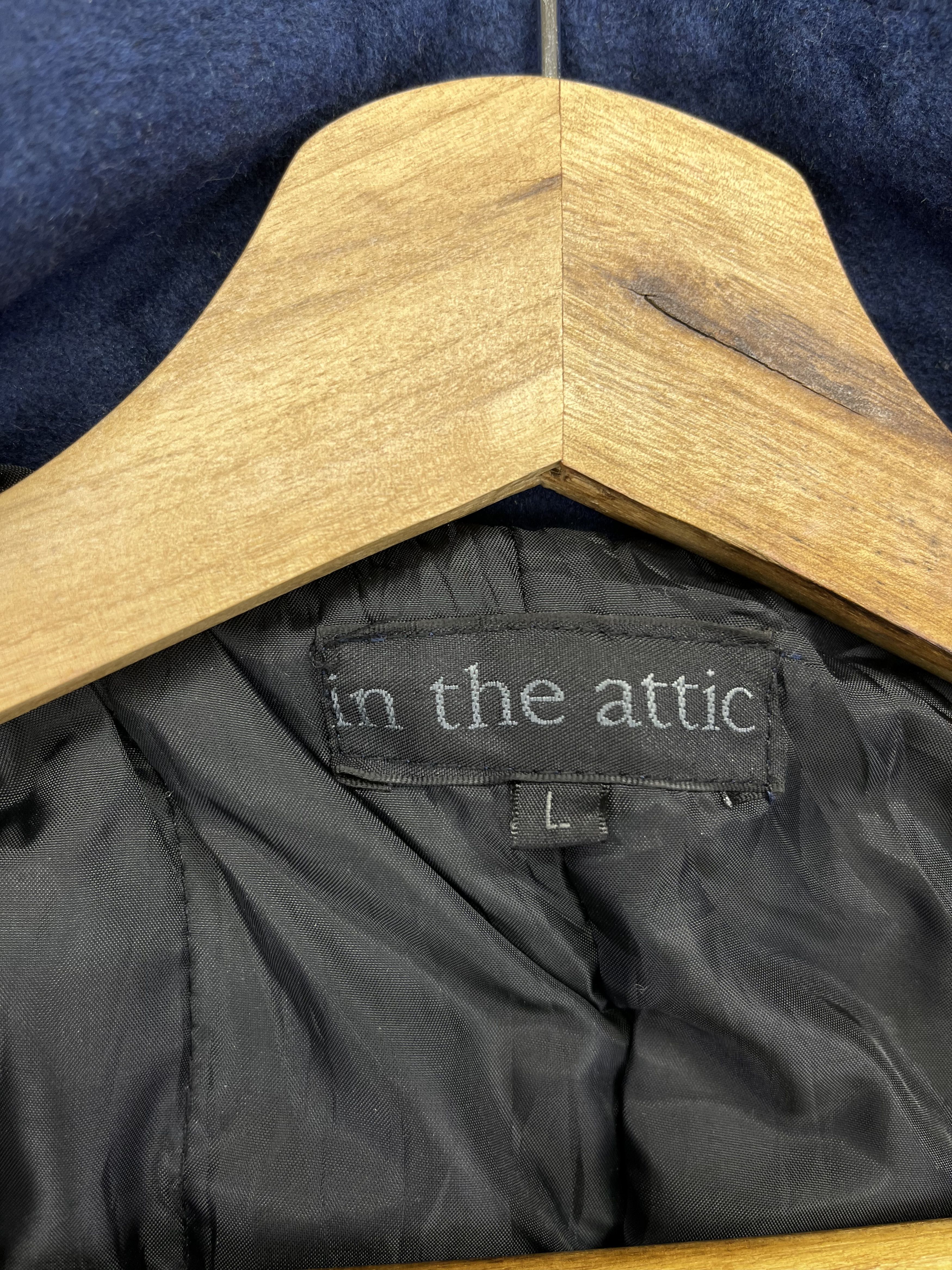 In The Attic Vintage In The Attic Rare Zip Up Wool Jacket Size L / US 10 / IT 46 - 6 Thumbnail