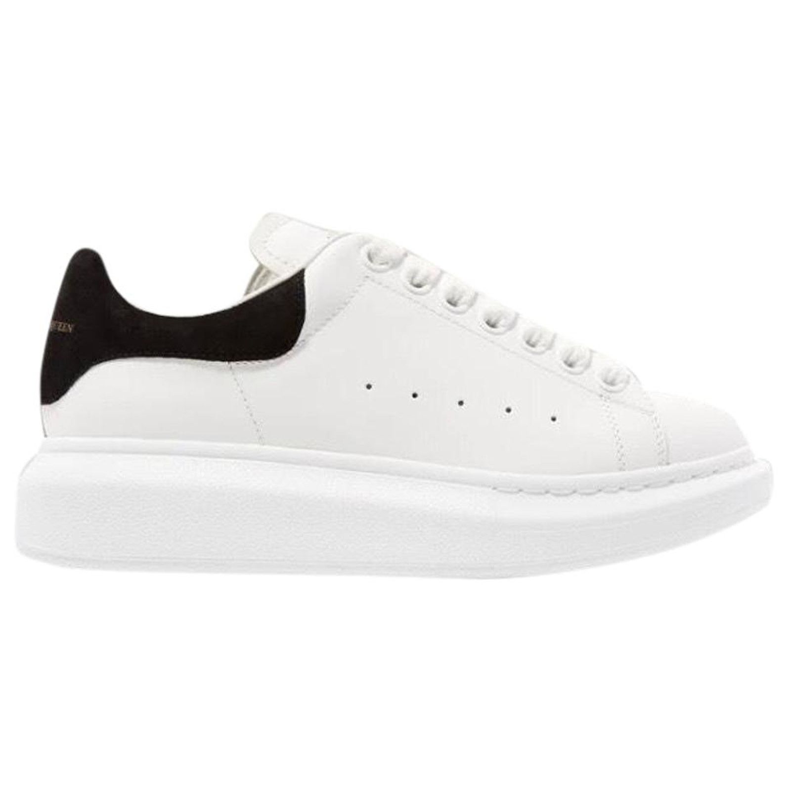 Alexander McQueen ALEXANDER MCQUEEN Oversized leather and suede sneakers 41.5 Size US 11.5 / IT 41.5 - 1 Thumbnail