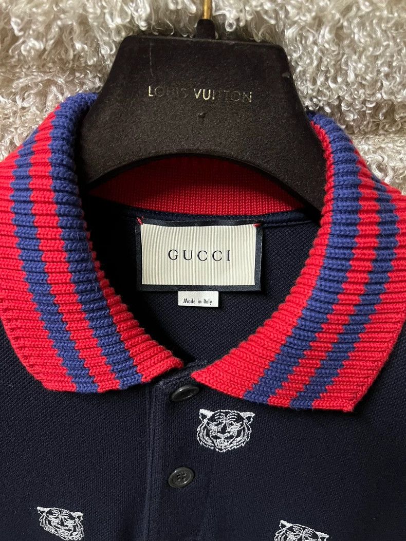 Gucci Gucci Men's short-sleeved T-shirt polo shirt 2503-Nextarrow Size US XL / EU 56 / 4 - 3 Thumbnail