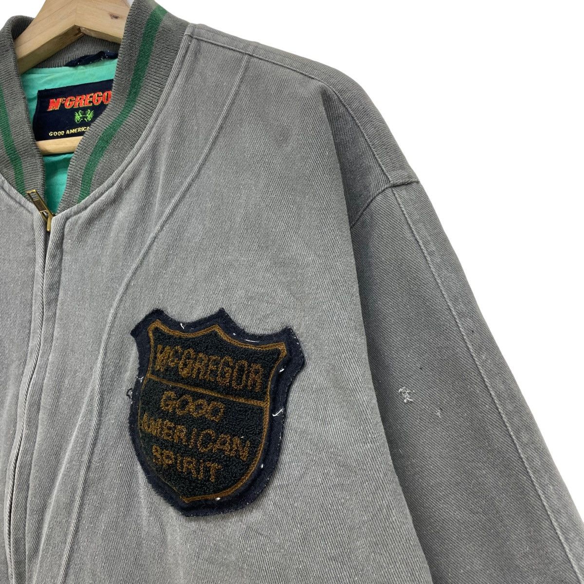 McGregor 💥Vintage Mc Gregor Bomber Varsity Jacket Size US L / EU 52-54 / 3 - 3 Thumbnail