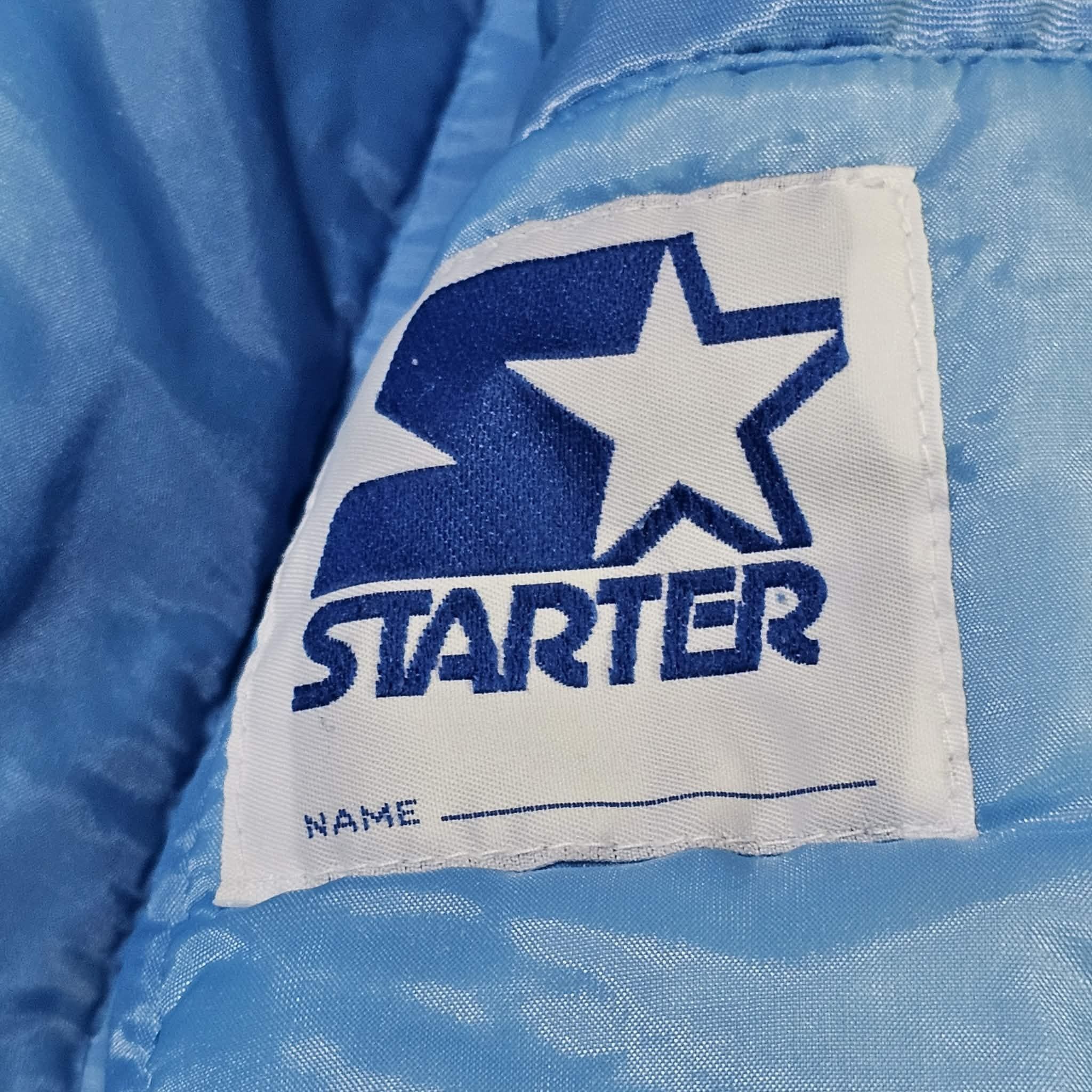 Starter North Carolina Tar Heels Vintage 90s Satin Bomber Jacket Size US XL / EU 56 / 4 - 6 Thumbnail