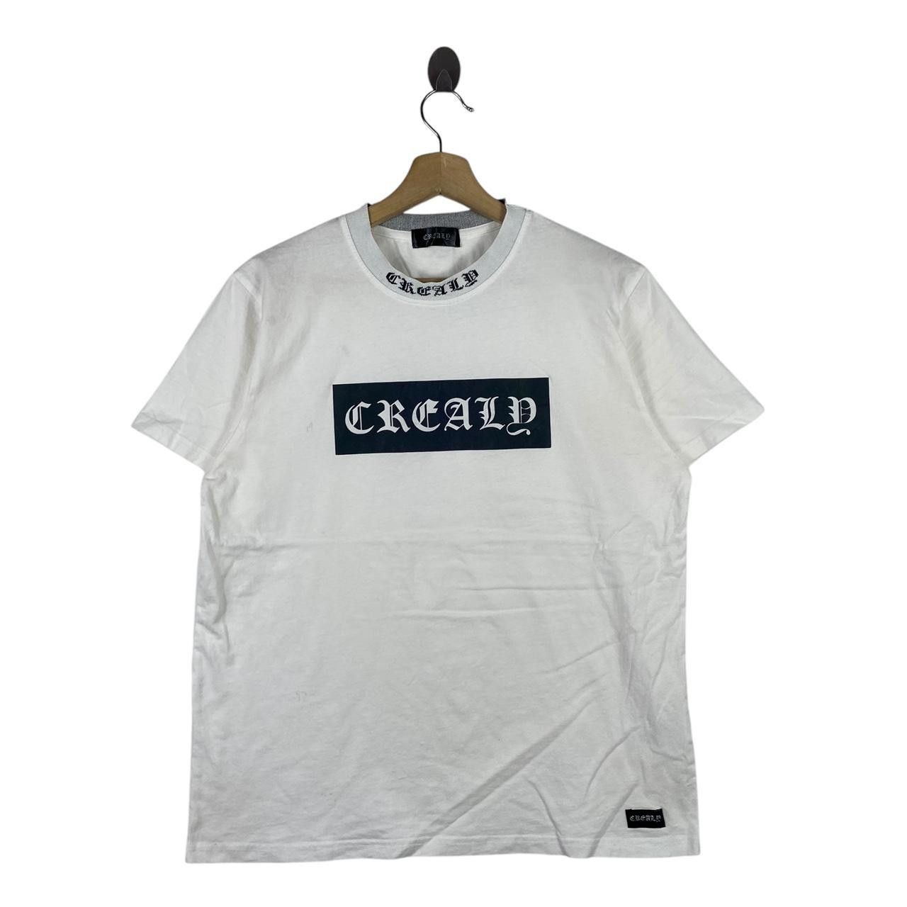 Other CREALY JAPAN Old English Text Logo Tee Shirt Top Hip Hop Rap Size US L / EU 52-54 / 3 - 1 Thumbnail