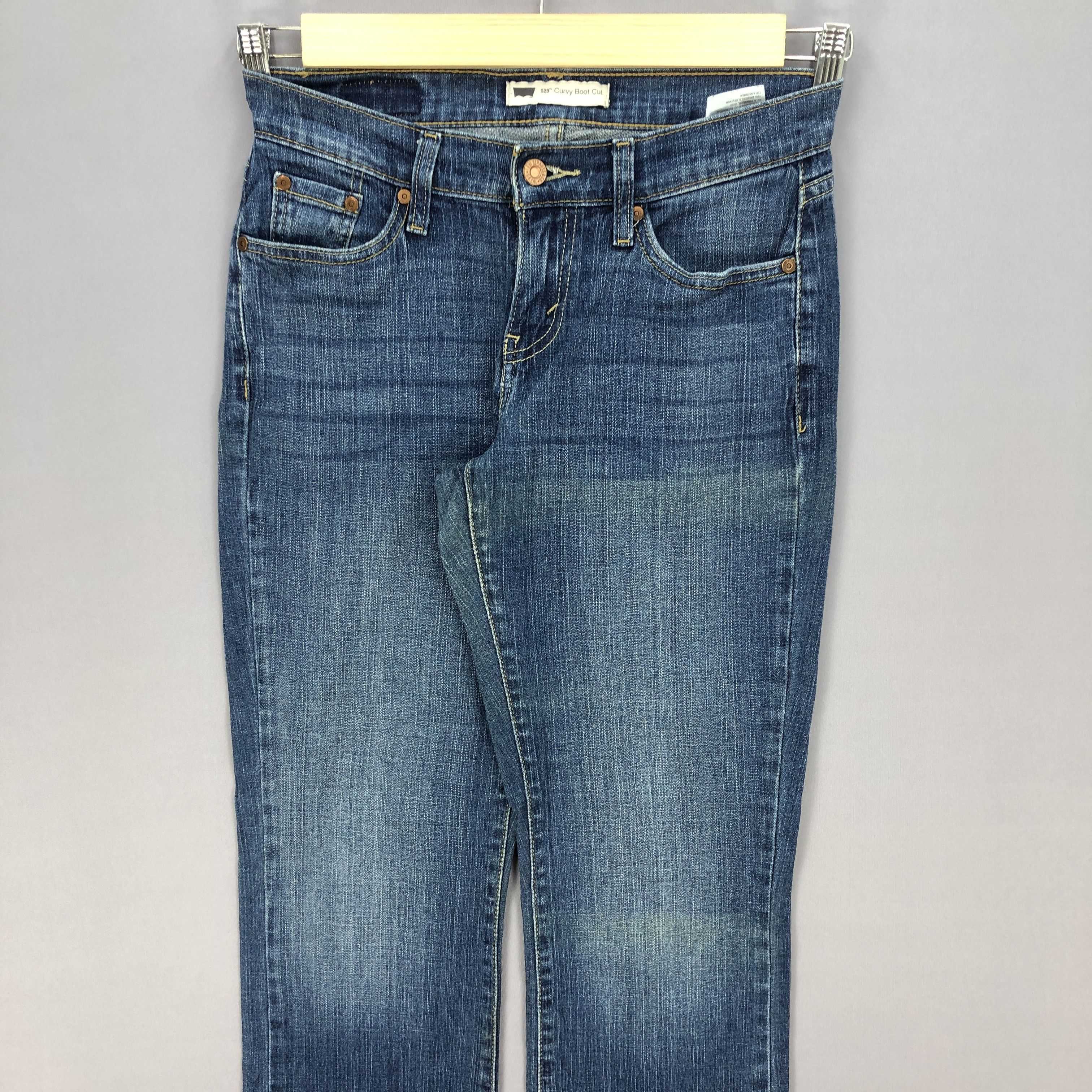 Levi's Vintage Levis Curvy Boot Cut Jeans Flare Bell Bottom Denim Size 28" / US 6 / IT 42 - 3 Thumbnail