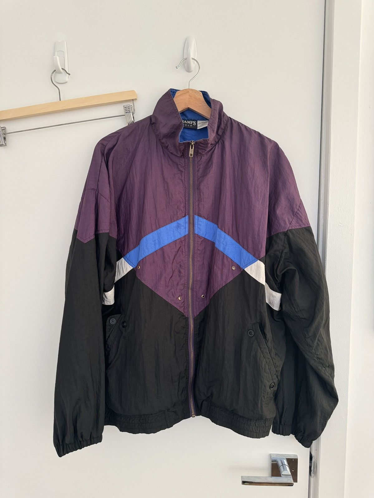 Champion color block windbreaker hotsell