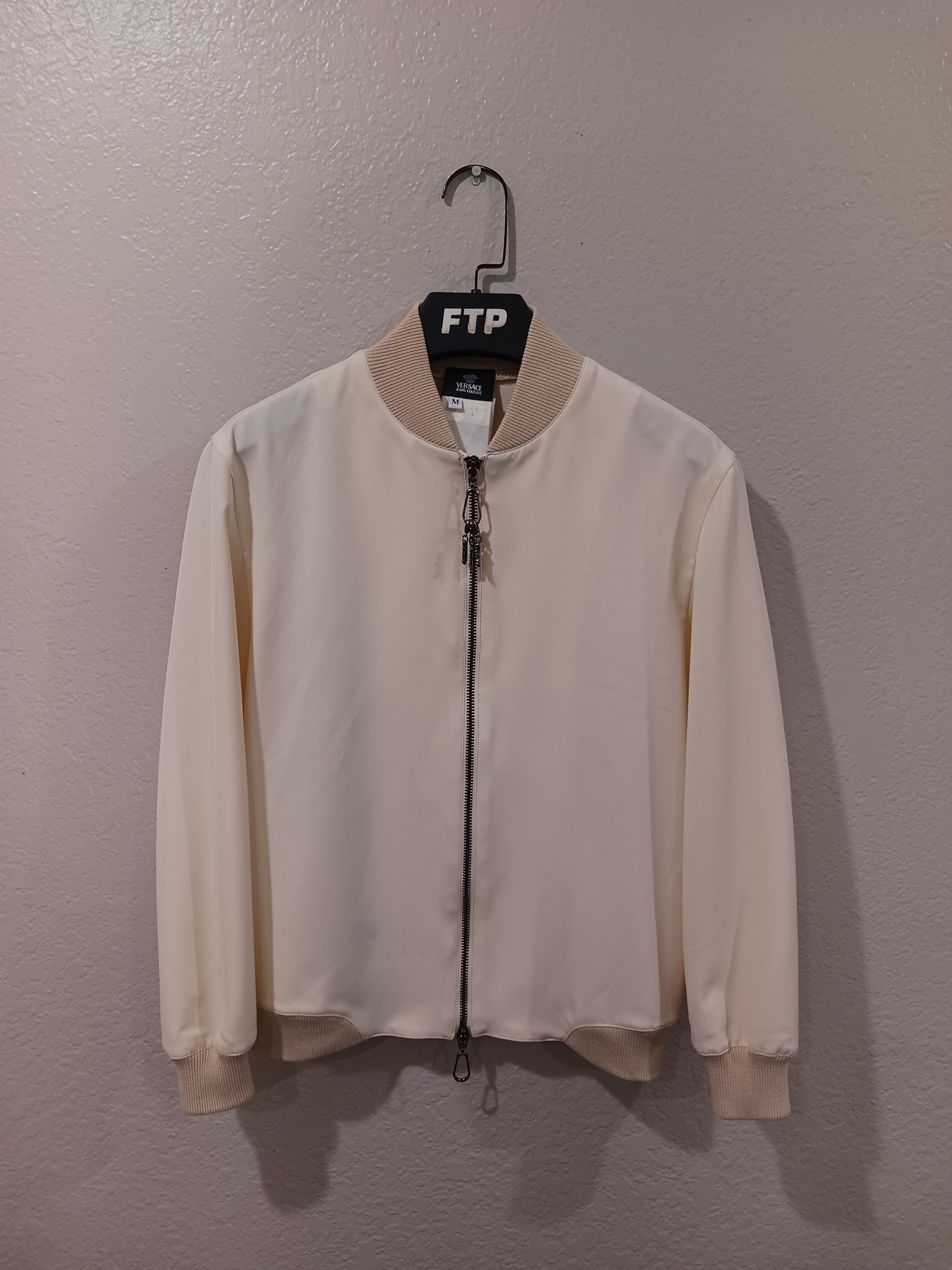 Versace Jeans Couture Vintage VJC Zipper Charm Bomber Jacket