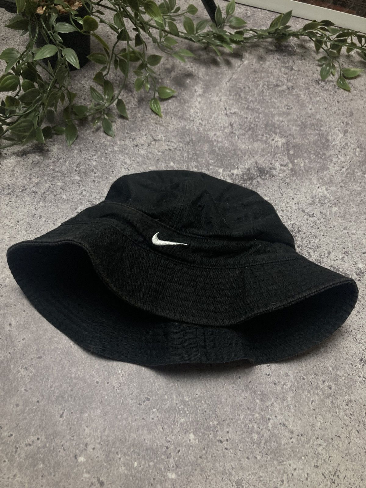 Nike × Vintage VERY RARE NIKE PANAMA HATS SWOOSH BIG LOGO DRILL Y2K 90s SK8 Size ONE SIZE - 1 Thumbnail