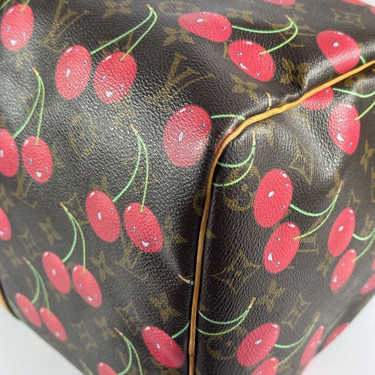 Louis Vuitton × Takashi Murakami 2005 CERISES CHERRY MONOGRAM 45 KEEPALL DUFFLE BAG Size ONE SIZE - 13 Thumbnail