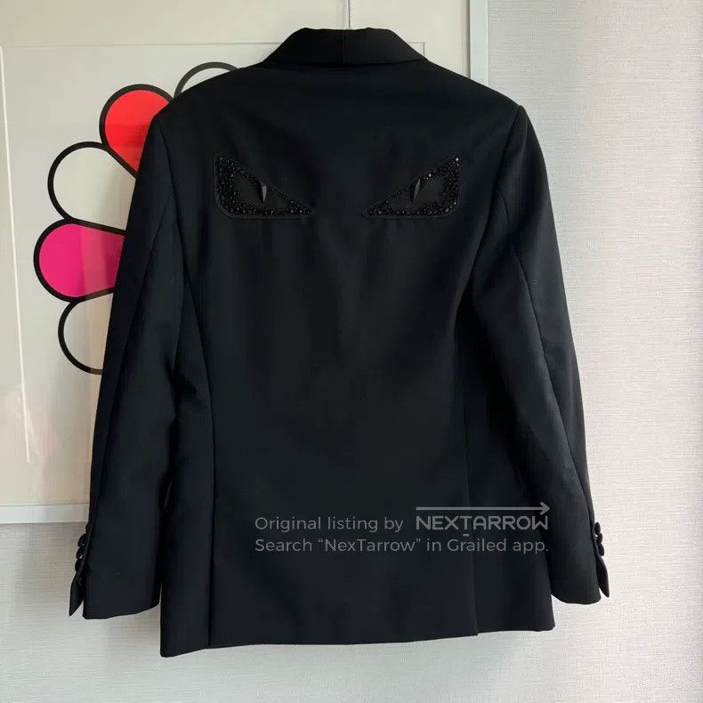 Fendi Fendi Classic Monster Monster Suit Jacket Size M / US 6-8 / IT 42-44 - 2 Thumbnail
