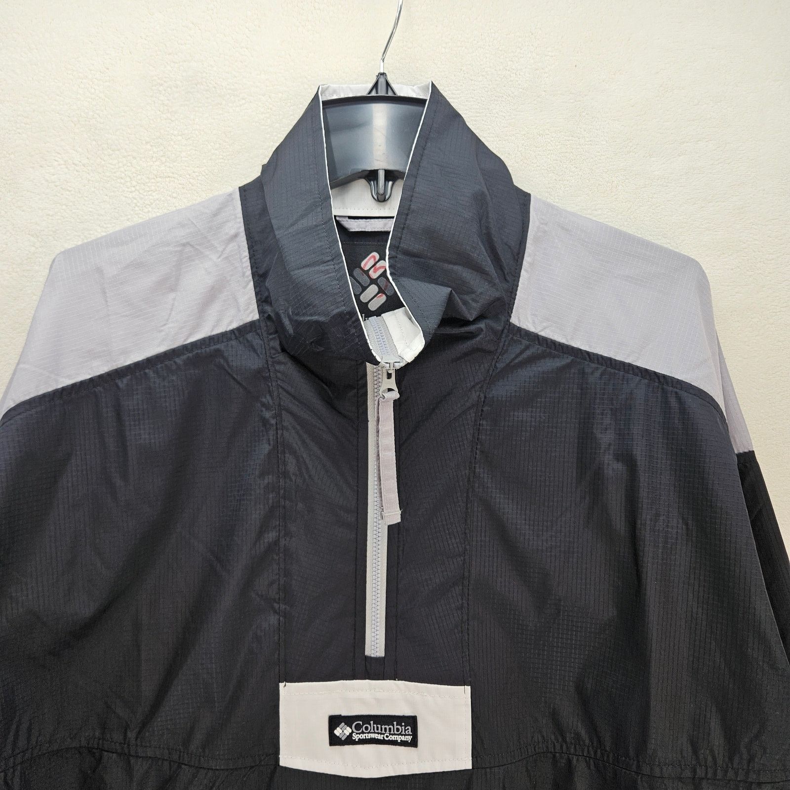 Columbia COLUMBIA MEN'S MEDIUM RIPTIDE ANORAK BLACK GREY RETRO NWT Size US M / EU 48-50 / 2 - 2 Thumbnail
