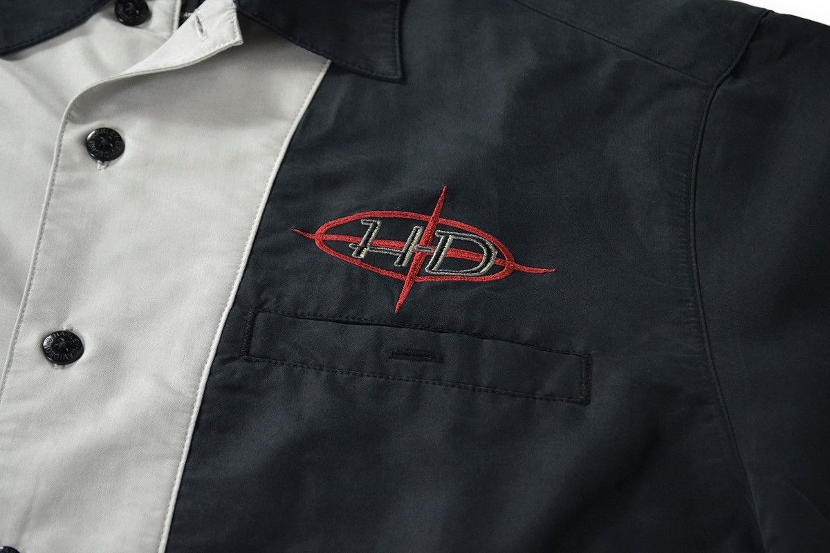 Harley Davidson Vintage Harley Davidson Viscose Bowling Embroidered Shirt Size US M / EU 48-50 / 2 - 9 Thumbnail