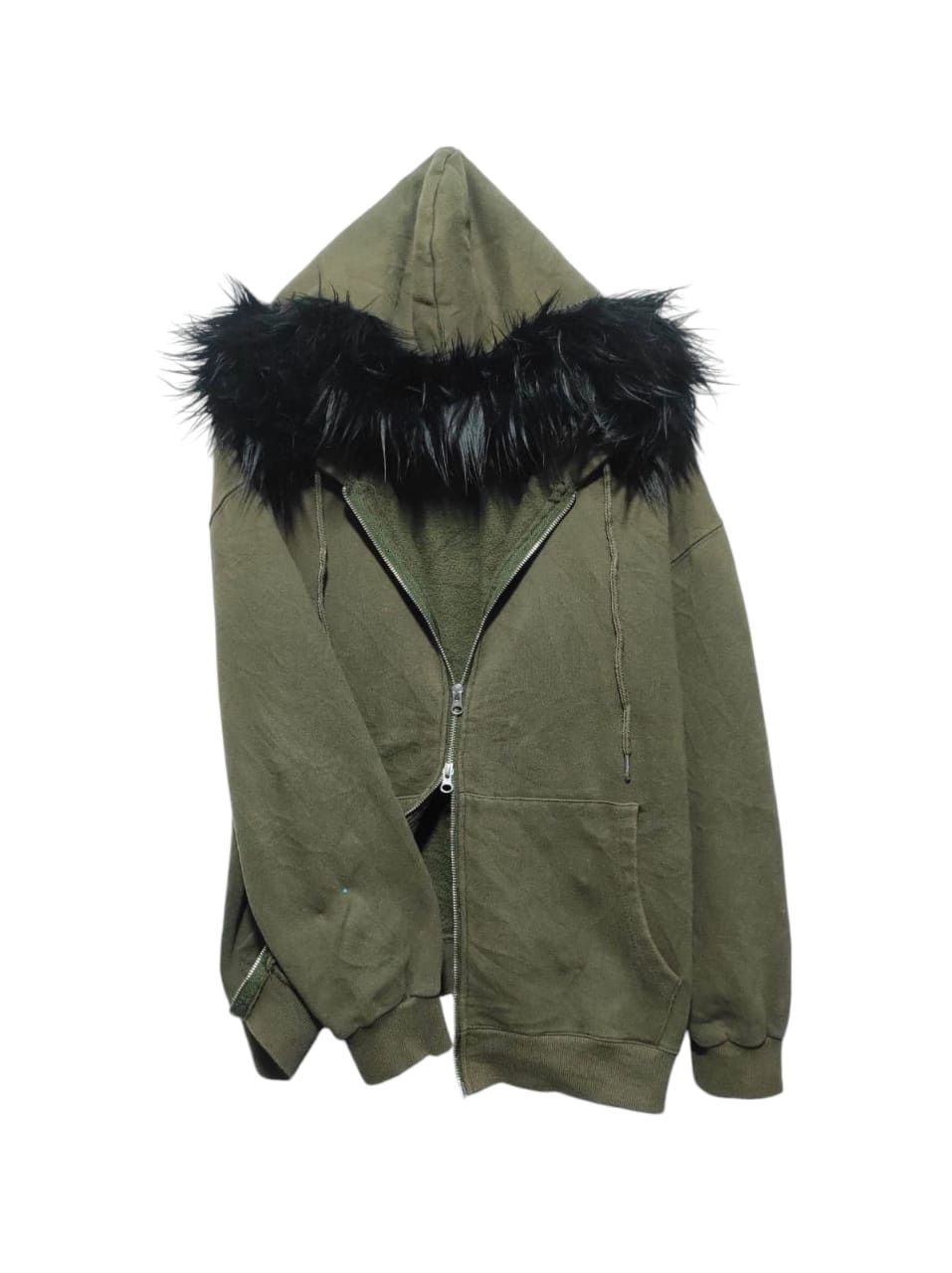 14th Addiction Basic + Unique Double Zip Fur Hoodie LGB style Size US L / EU 52-54 / 3 - 1 Thumbnail