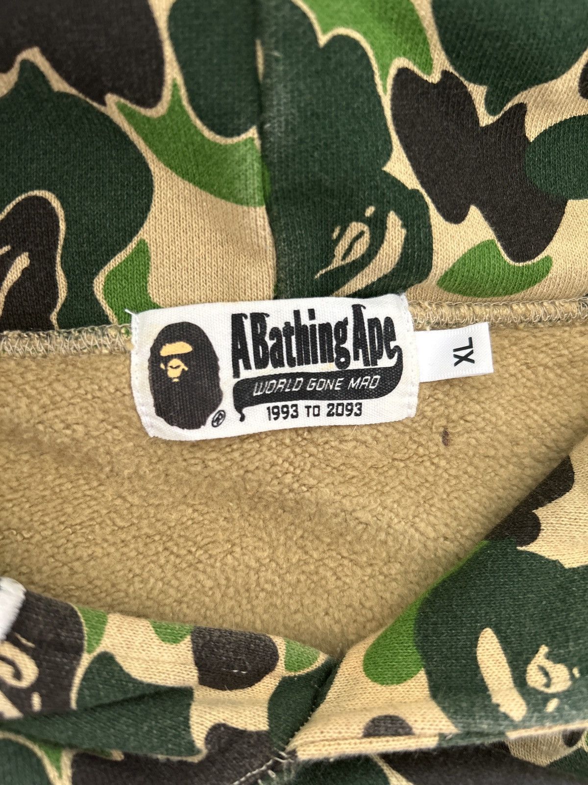 Bape Bape 2nd APE Green Camo Pullover Size US XL / EU 56 / 4 - 5 Thumbnail