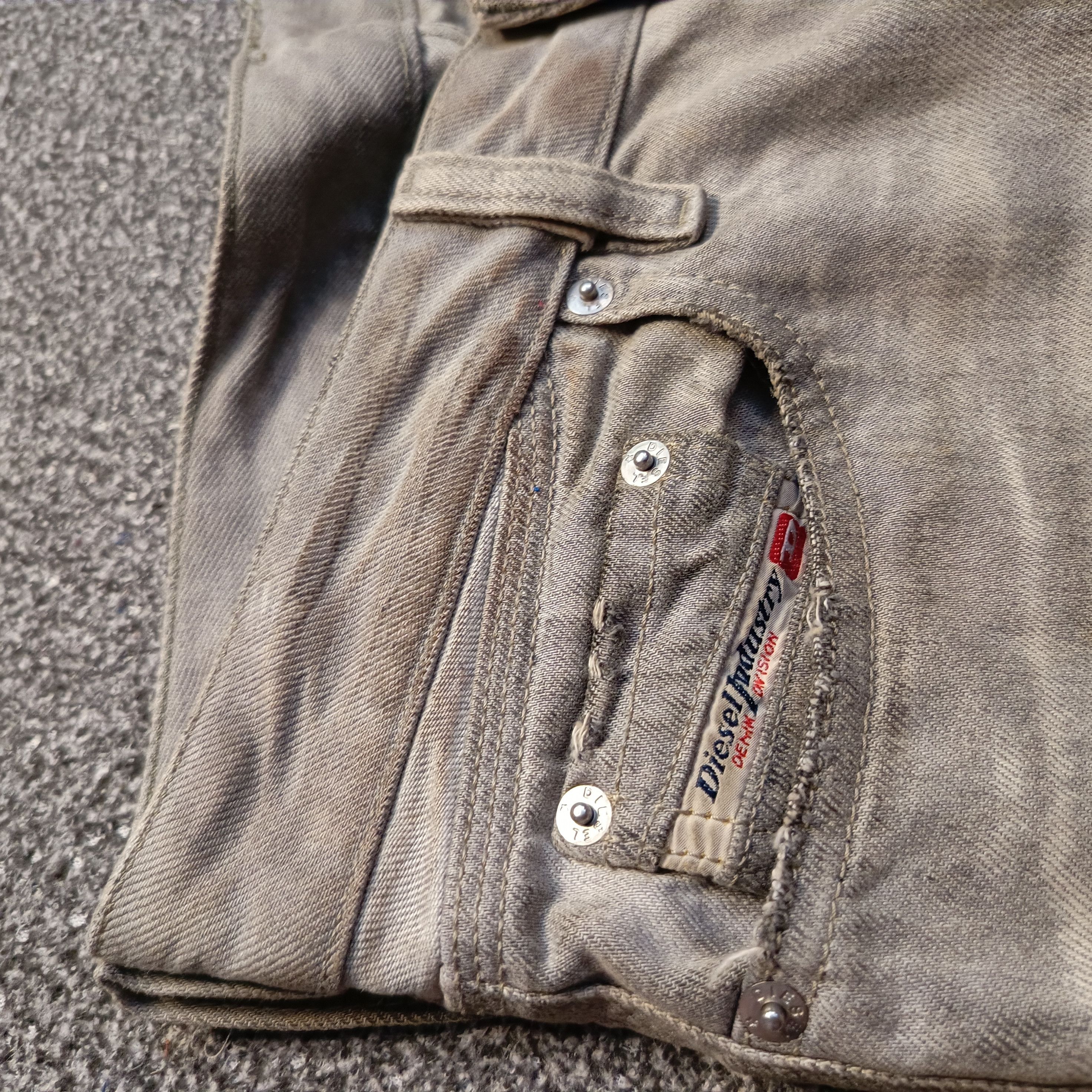 Seditionaries 🔥🔥 Y2k Dirty Earth Diesel Distressed Denim Size US 30 / EU 46 - 12 Thumbnail