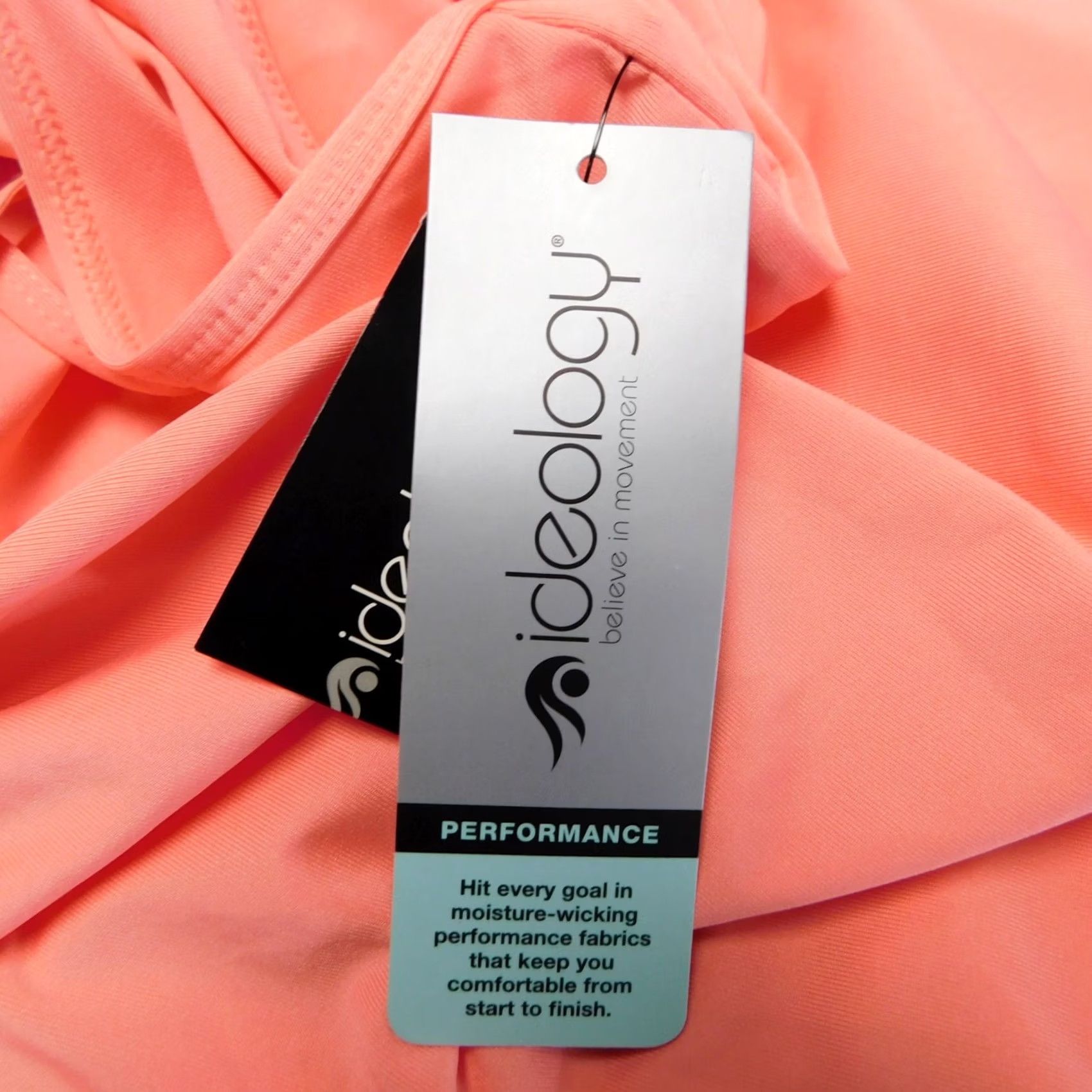 Vintage Ideology Tank Top Shirt Women 2XL Orange Sleeveless Scoop Neck Strappy Back Peak Sports Casual Vintage No Size XXL / US 16-18 / IT 52-54 - 6 Thumbnail