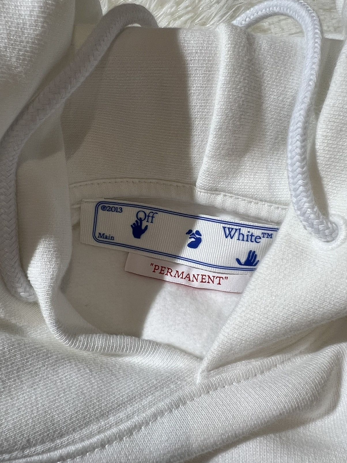Off-White Off-White Oversized White Black Hoodie Size US S / EU 44-46 / 1 - 3 Thumbnail