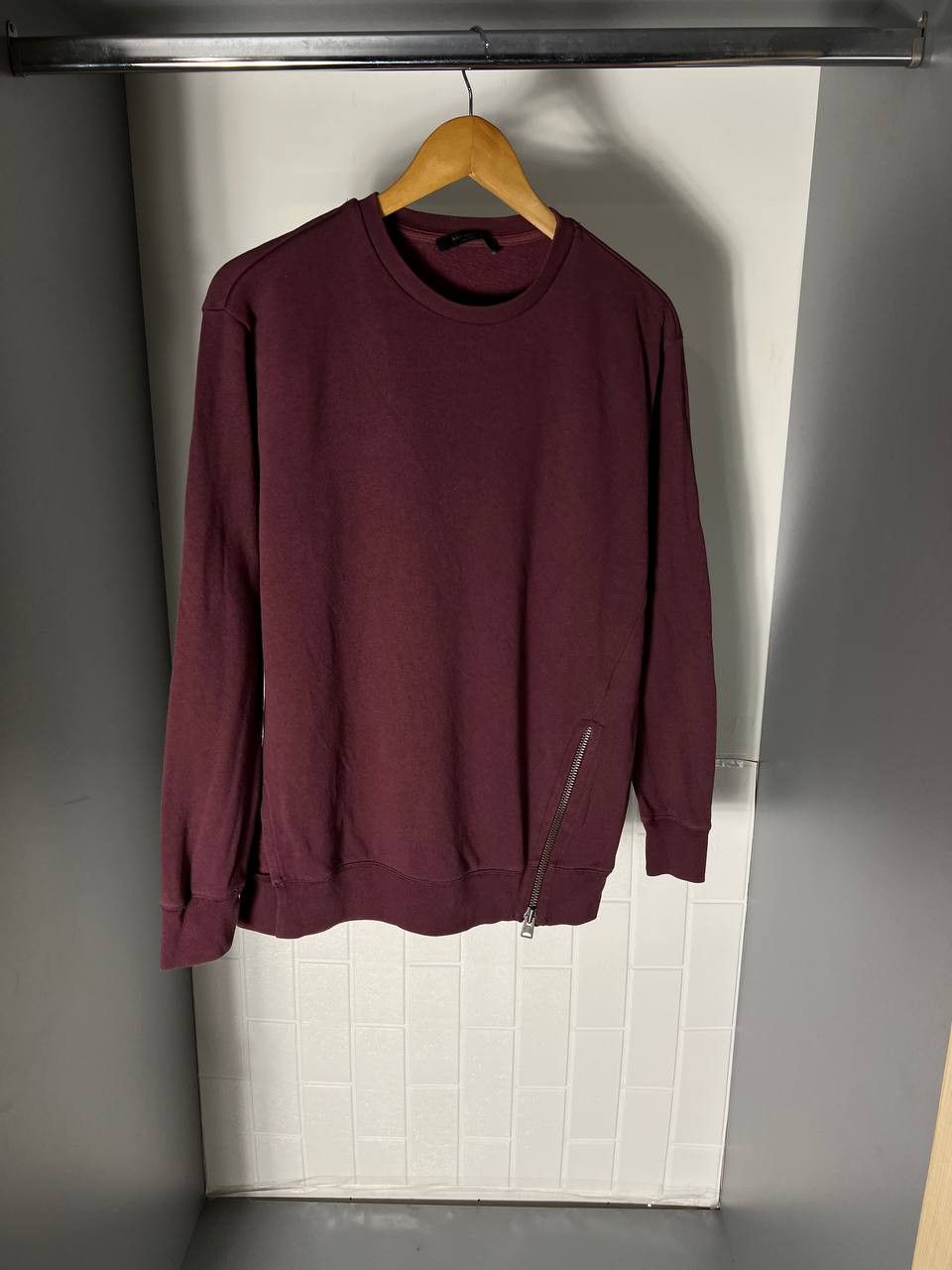 Allsaints VERY RARE ALLSAINTS CASUAL DESIGNER SOLO ZIP SWEATSHIRT Y2K Size US M / EU 48-50 / 2 - 2 Thumbnail