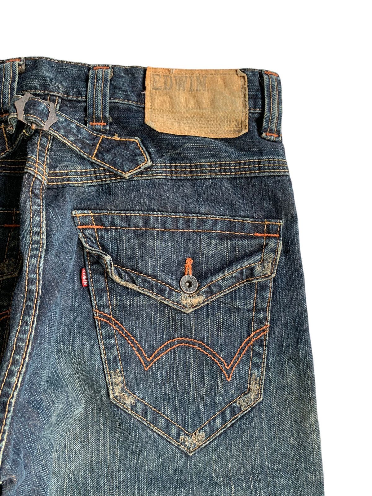Beauty Beast × Edwin × If Six Was Nine EDWIN XVS PUNK STYLE RUSTY MUDMAX DISTRESSED DENIM☠️🎌 Size US 32 / EU 48 - 13 Thumbnail