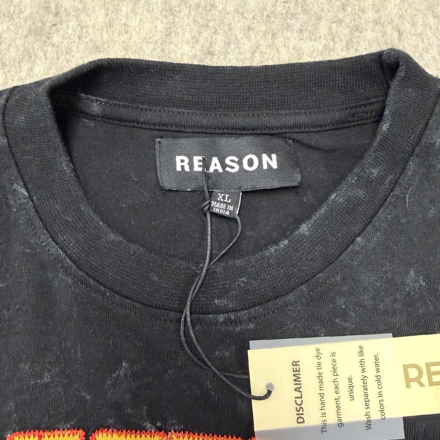 Reason Rise Above Shirt Mens XL Black Reason Basketball Skull Graphic Tee Size US XL / EU 56 / 4 - 4 Thumbnail