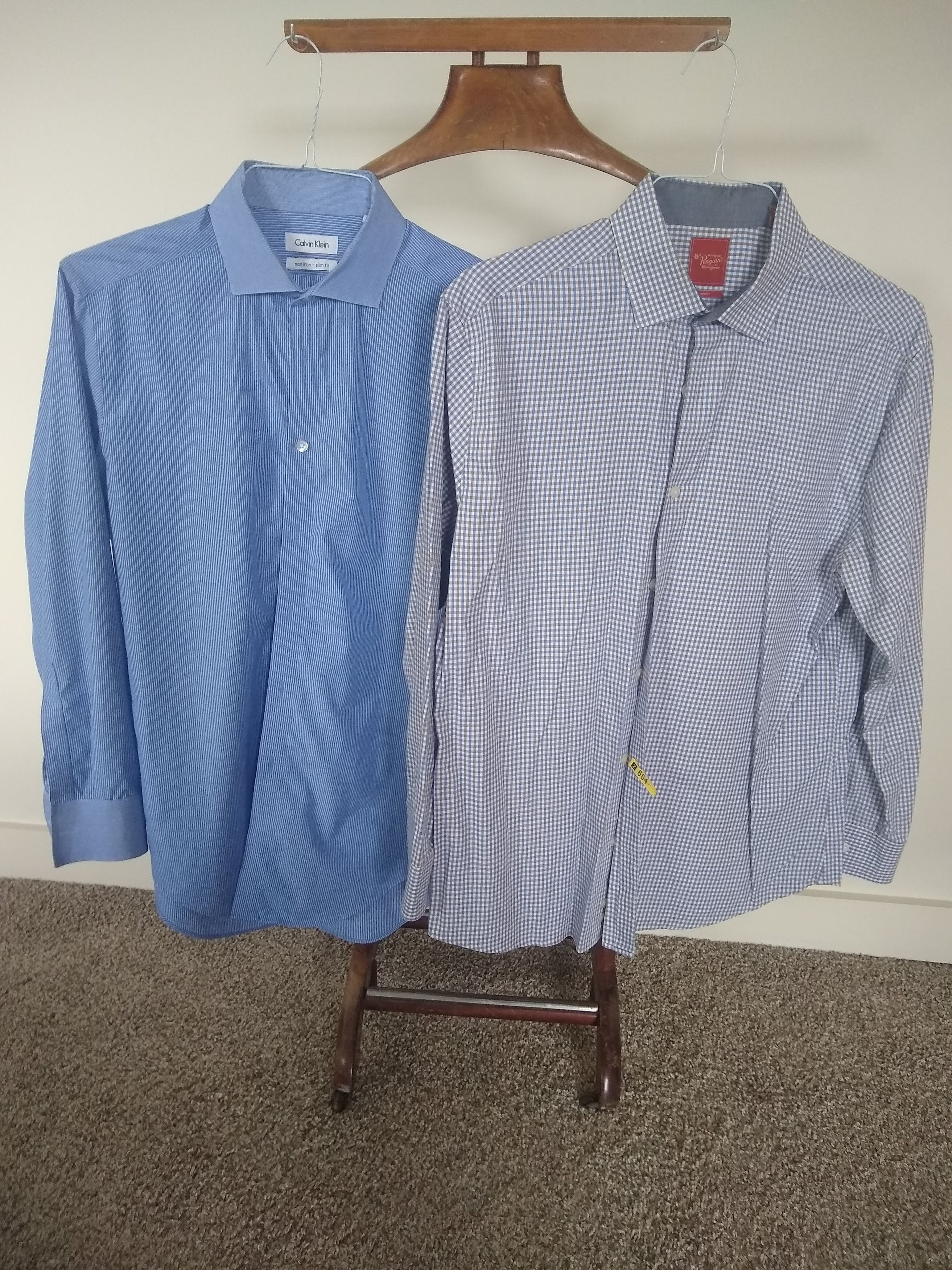 Calvin Klein Oxford Dress Shirts Size US M / EU 48-50 / 2 - 1 Preview
