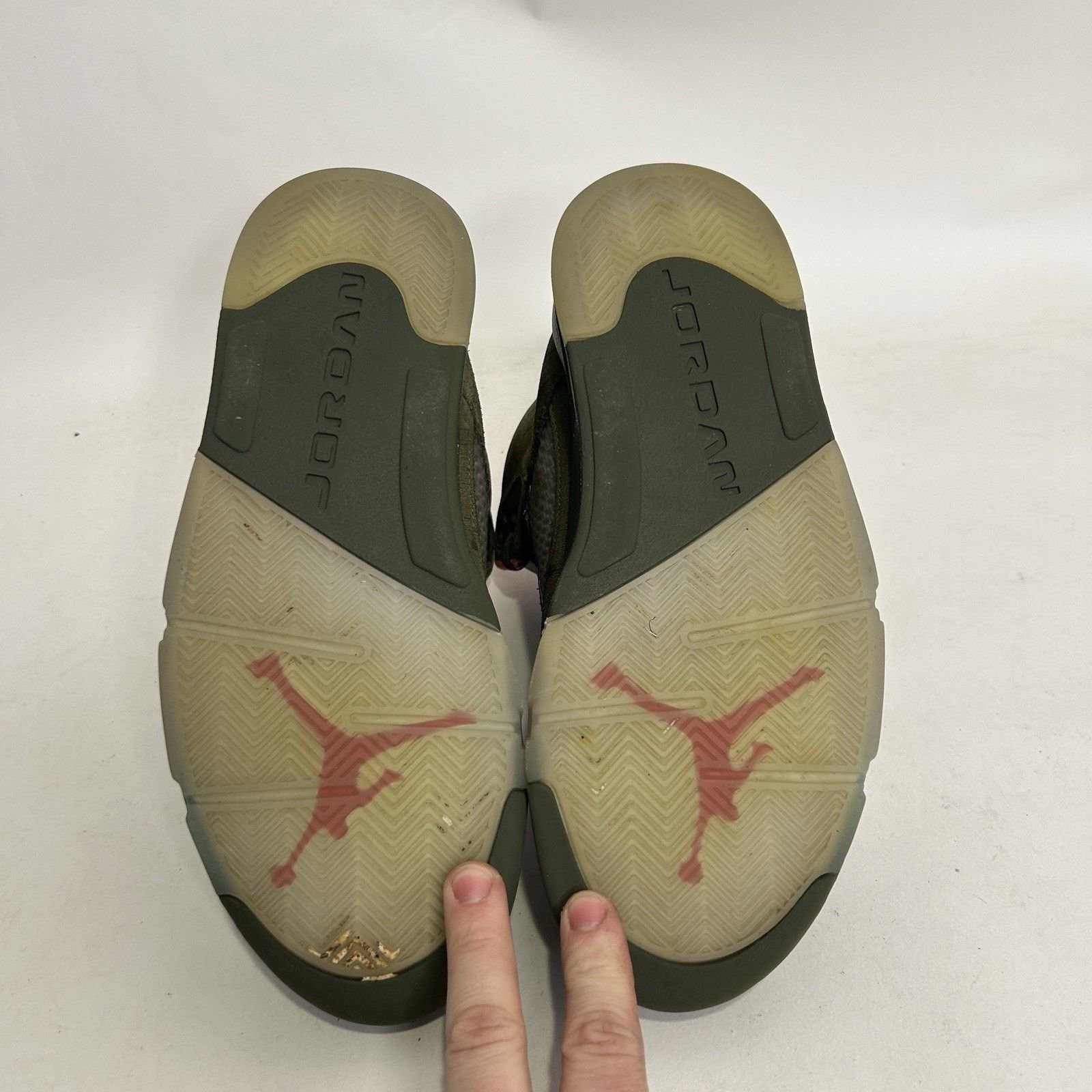Jordan Brand Nike Air Jordan 5 Retro OG “Olive/Green Orange Grey” Size US 8.5 / EU 41-42 - 7 Thumbnail