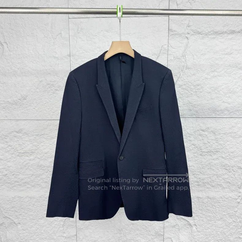 Givenchy Givenchy Size52 Solid Color Lapel Single Breasted Suit Jack Size US M / EU 48-50 / 2 - 1 Thumbnail