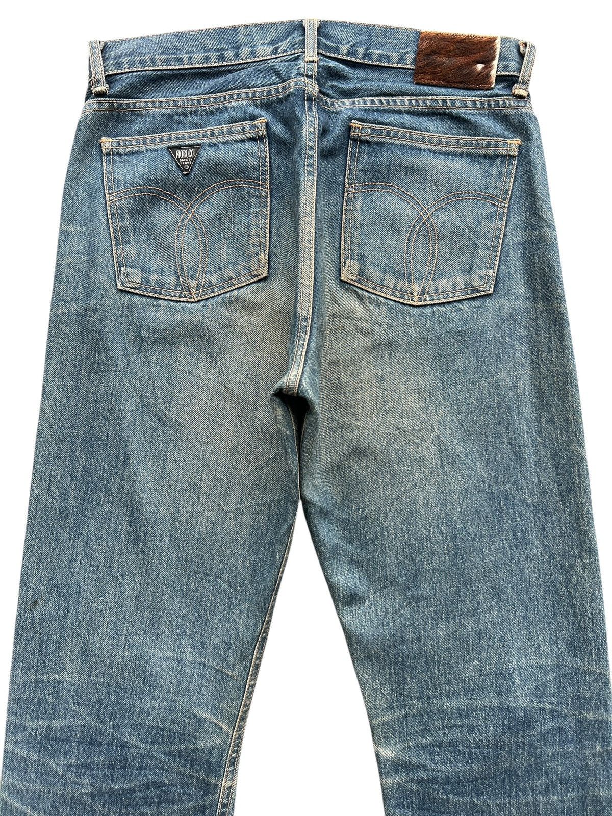Fiorucci Vintage Fiorucci Distressed Selvedge Denim Jeans 31x32 Size US 31 - 5 Thumbnail