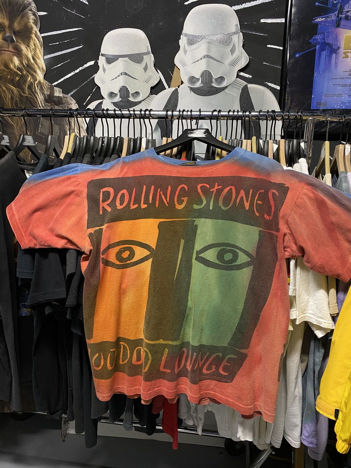 Vintage Vtg 90’s Rolling Stones Voodoo Lounge T-Shirt Tiedye Large Size US M / EU 48-50 / 2 - 7 Thumbnail